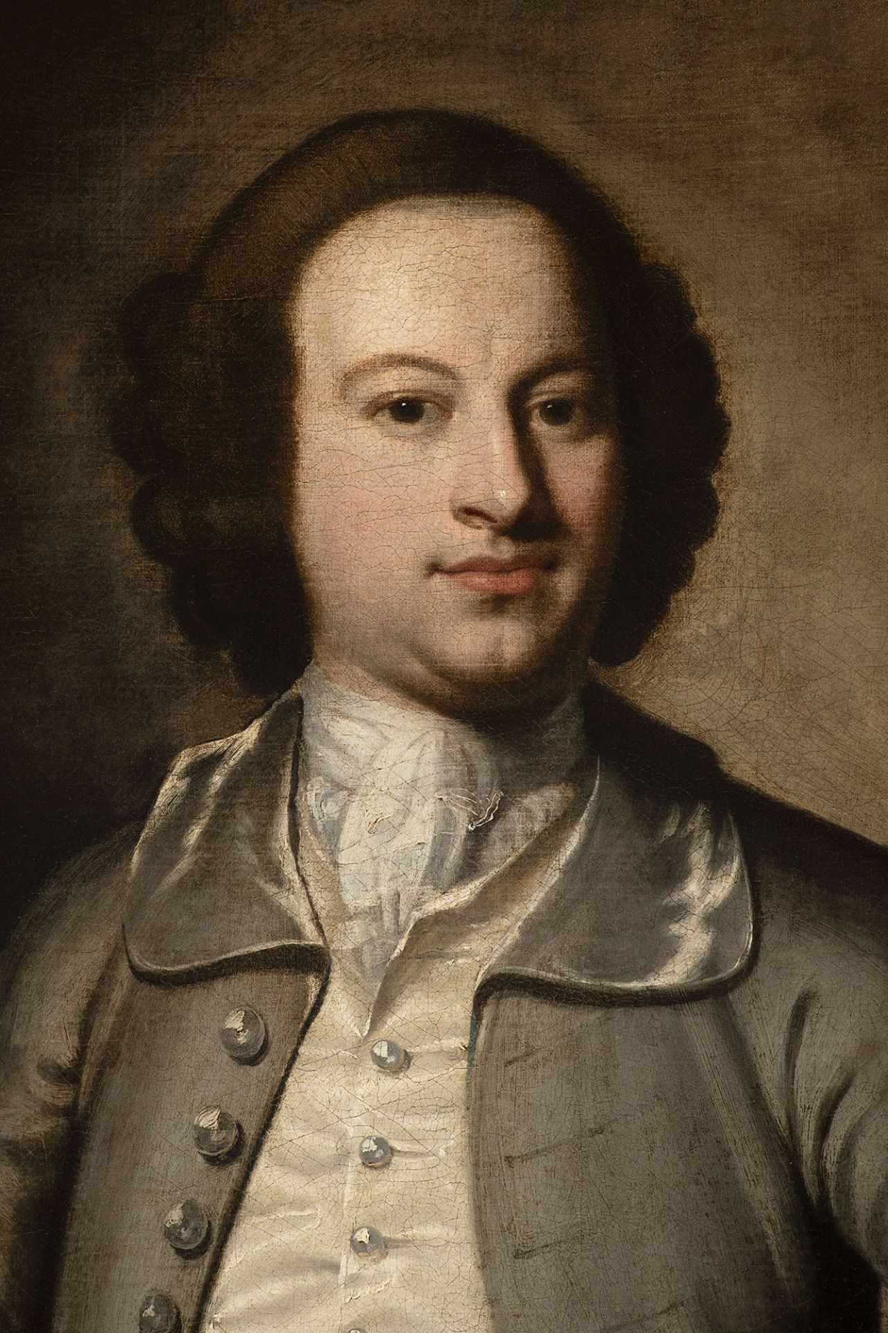 Attributed to Sir Joshua Reynolds,  probably 1768, Portrait of Sir John Lack  - Bild 2 aus 5