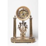 A Skeleton Biedermeier Clock