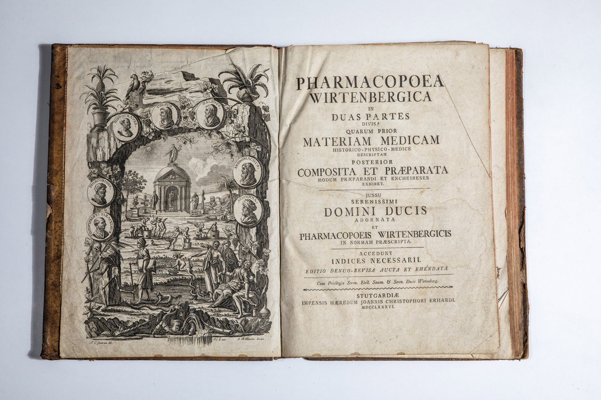 Buch ''Pharmacopoea Wirtenbergica''