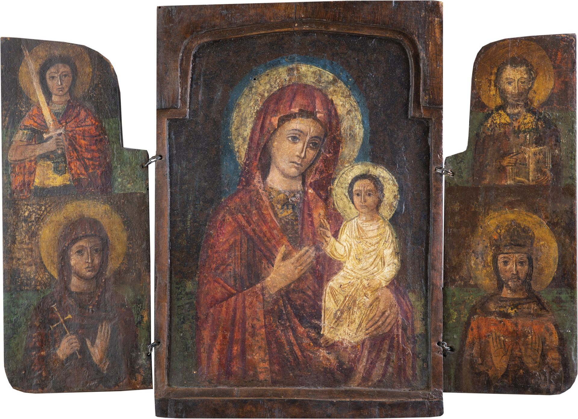 Triptychon Gottesmutter Hodegetria