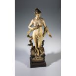 ''Venus'' (In einer Muschel stehender Frauenakt mit Tuch)