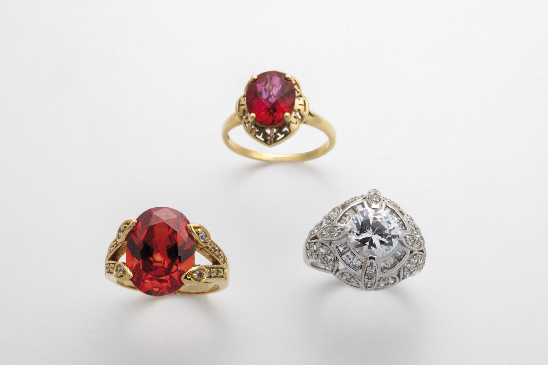 Three bijoux rings