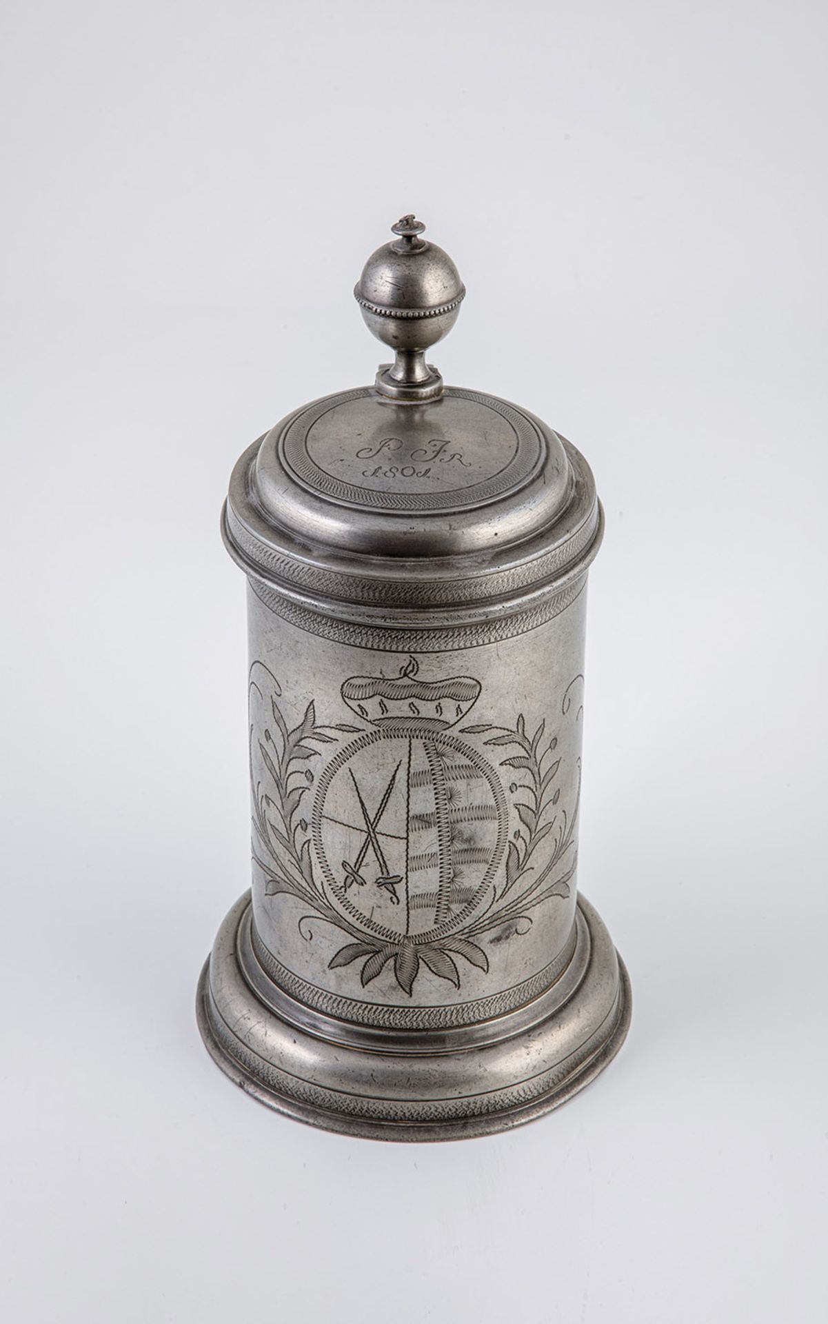 Roller jug with the coat of arms of the Electorate of Saxony