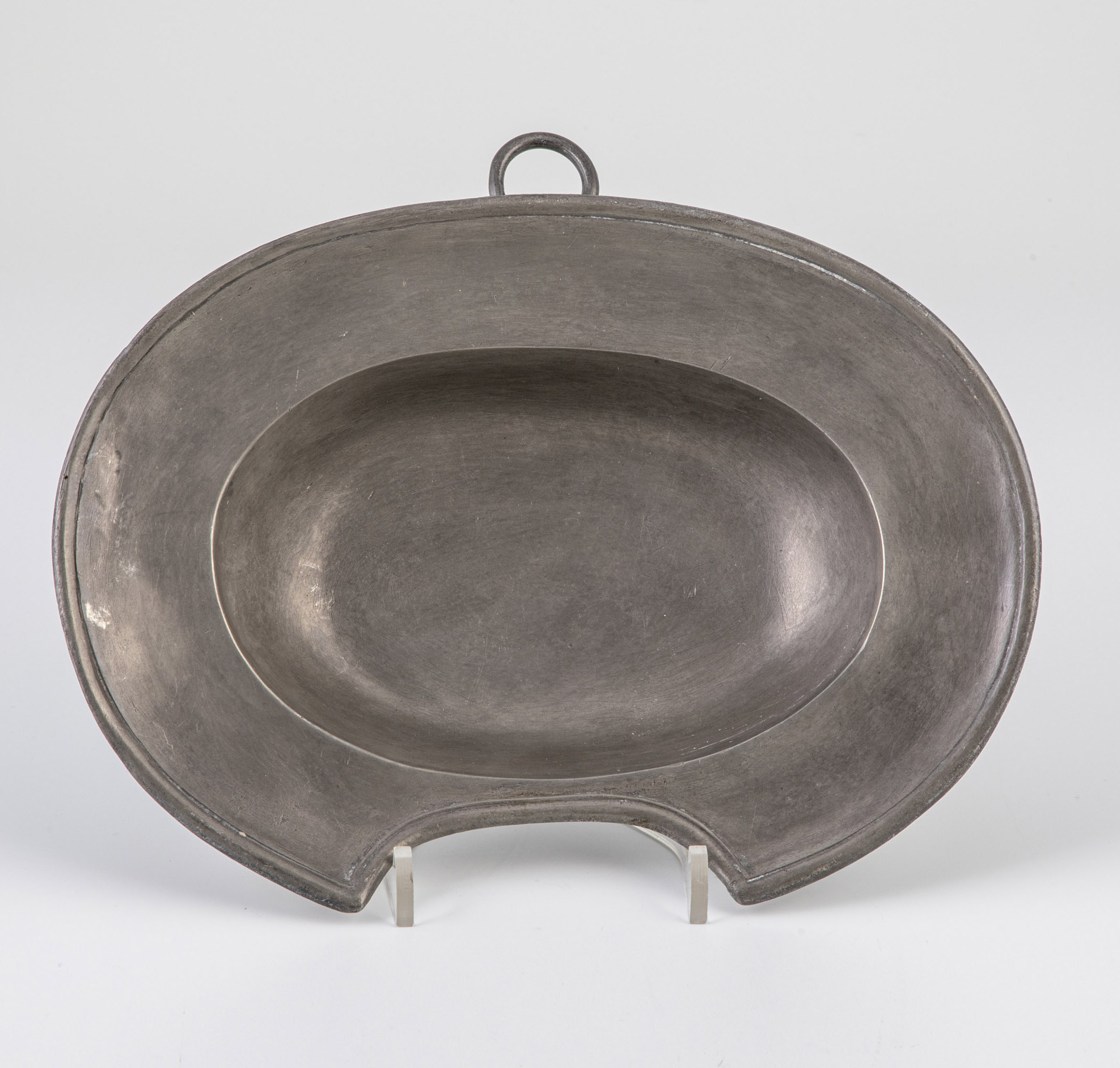 Pewter barber bowl