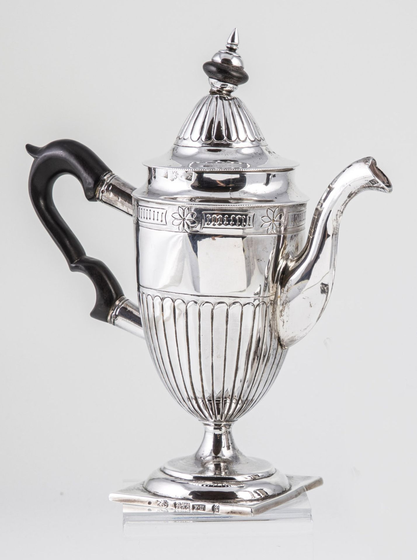 Silver coffee pot