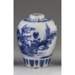 Vase mit Chinoiserie