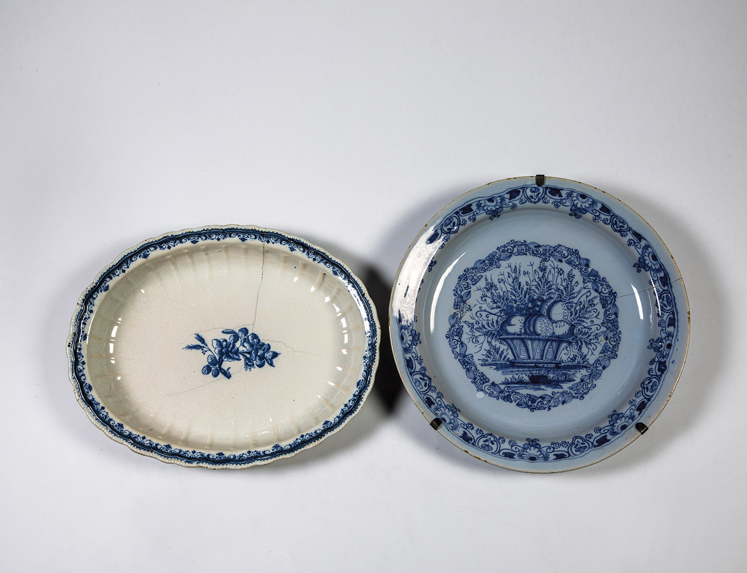 Two plates