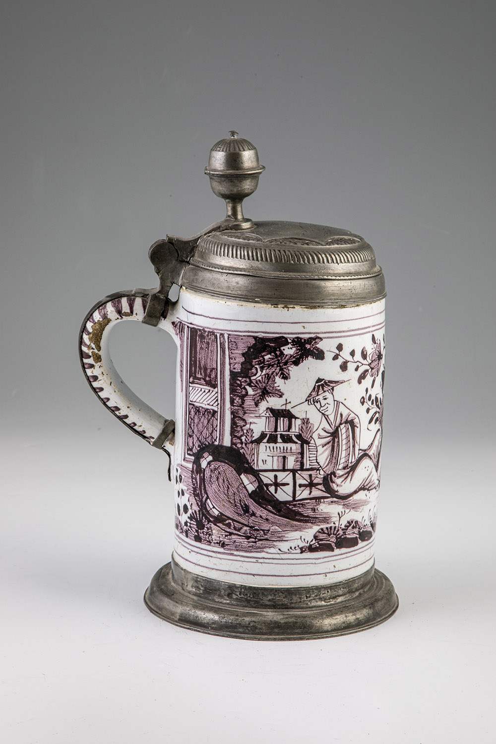 Roller pitcher with chinoiserie - Image 3 of 3