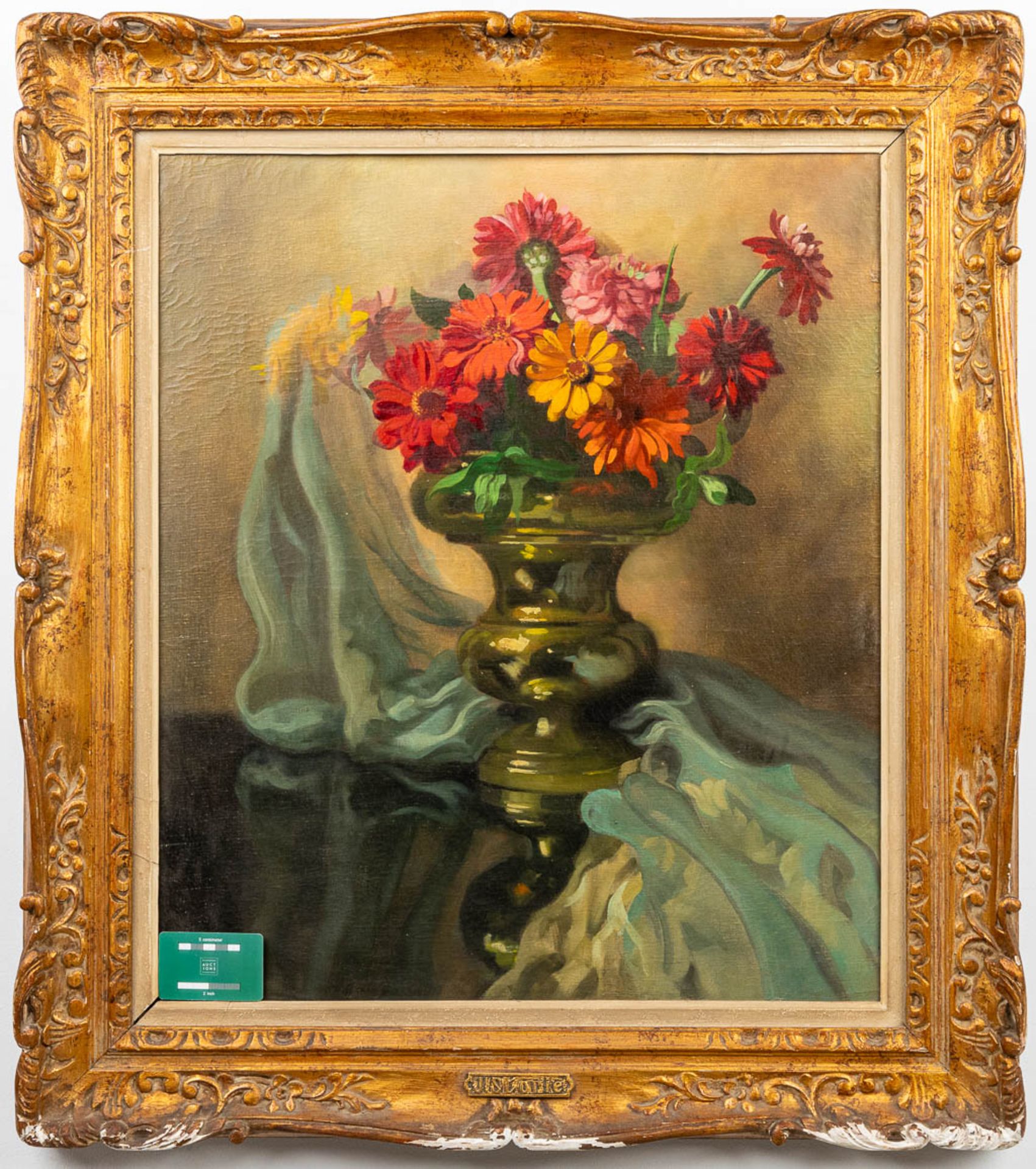 José STORIE (1899-1961) 'Flower Bouquet' a still life painting, oil on canvas. (60 x 70 cm) - Bild 6 aus 6