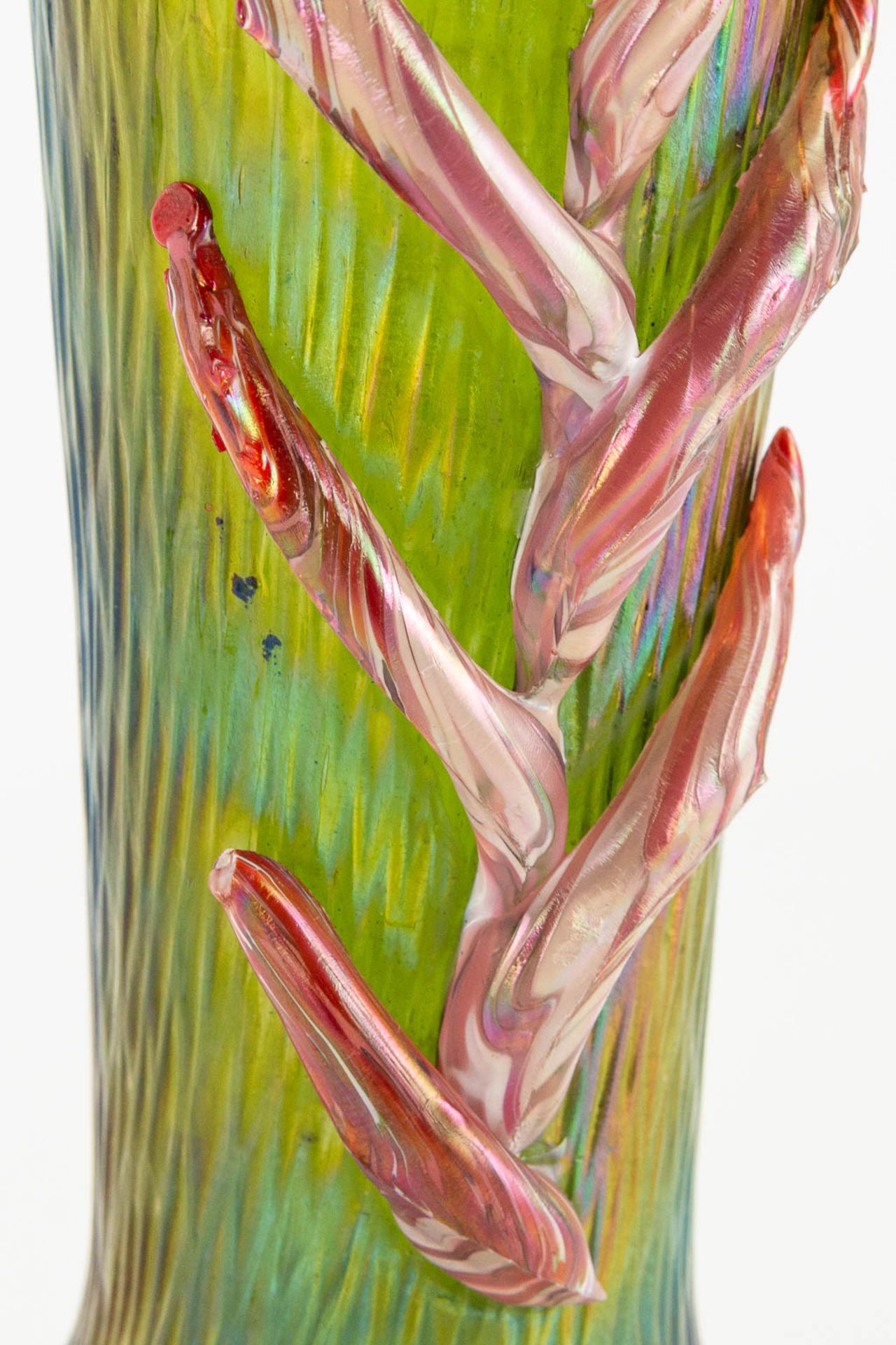 Pallme Kšnig a pair of p‰te de verre vases in art nouveau style. (H:27cm) - Image 6 of 17