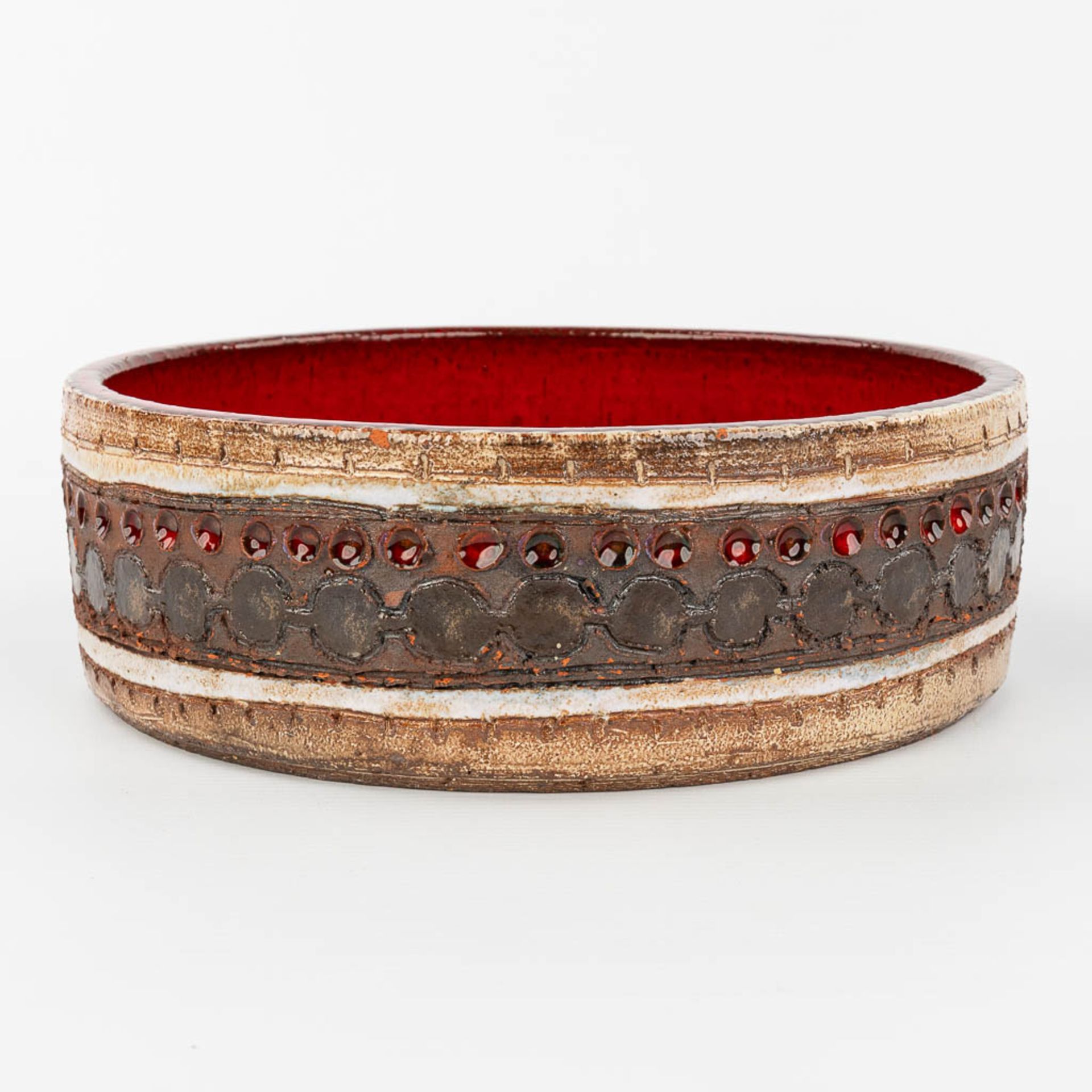 Elisabeth VANDEWEGHE (XX-XXI) A bowl made of glazed ceramics and marked Perignem. (H:9cm) - Image 3 of 10