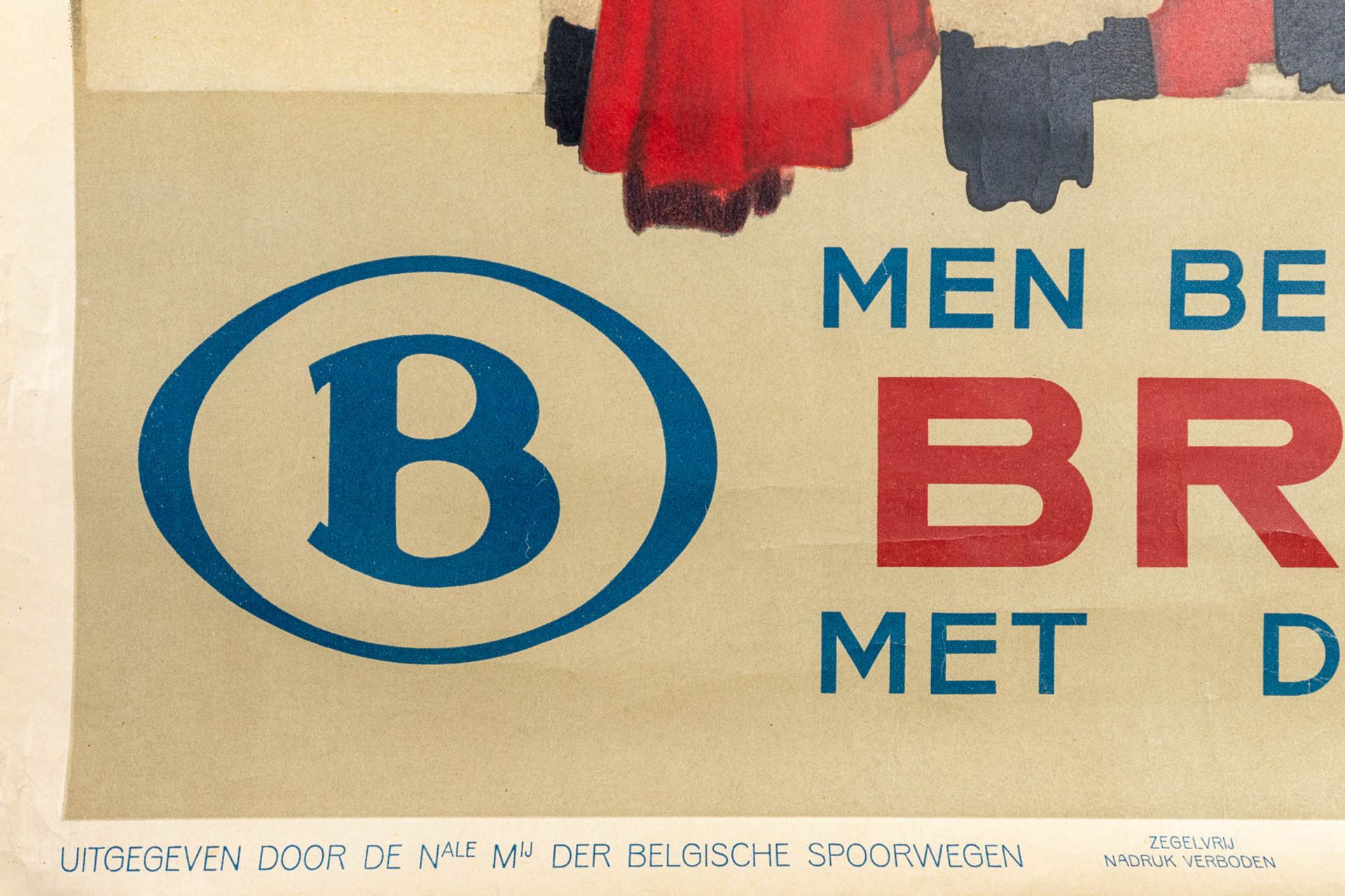 A collection of 3 vintage postersÊ'Brugge' - 'Brugge Heilig Bloed Spel' 'Men bereikt het best Brugge - Bild 8 aus 20