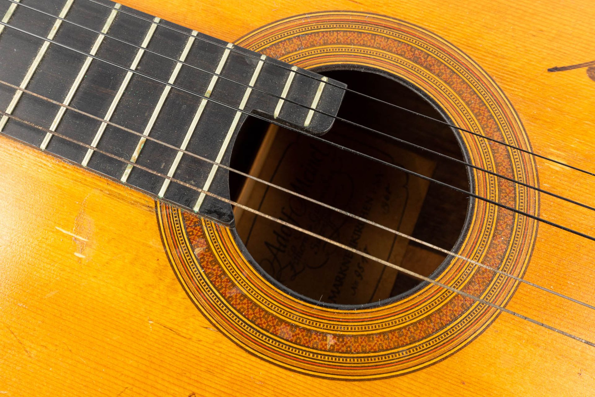 Salvador DALI (1904-1989) a signed guitar dated 1971. (H:99cm) - Image 17 of 42
