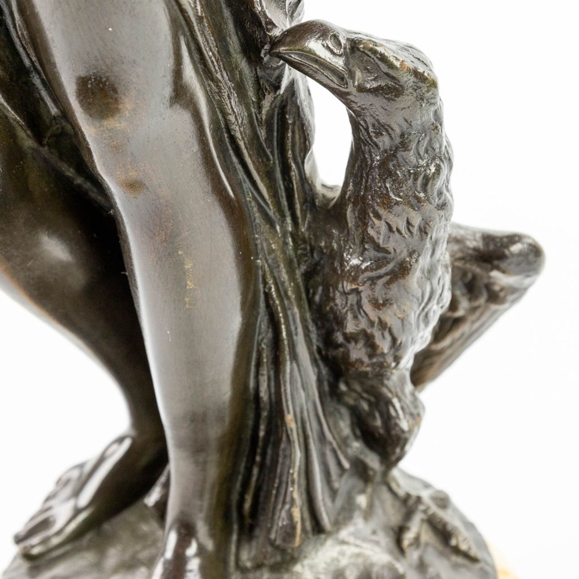 CLODION (1738-1814) 'Bacchante', a bronze statue. Posthumously cast. (H:52cm) - Image 7 of 12