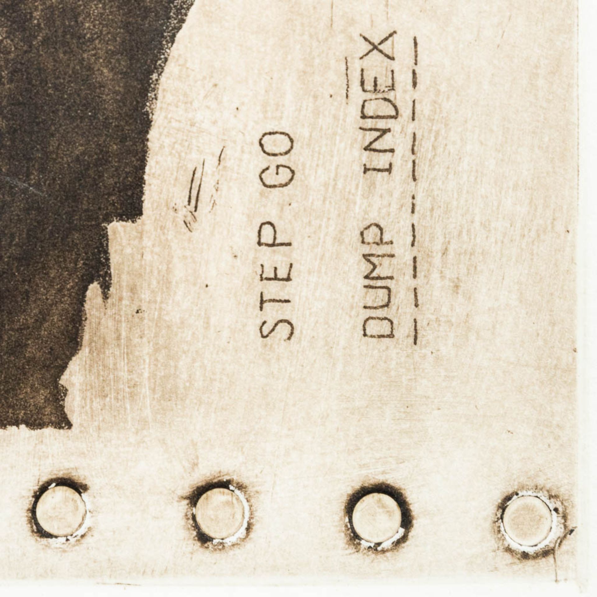 Rik SLABBINCK (1914-1991) 'Dump Index' a lithograph, numbered 20/25, 1989. (12,5 x 15 cm) - Image 3 of 8