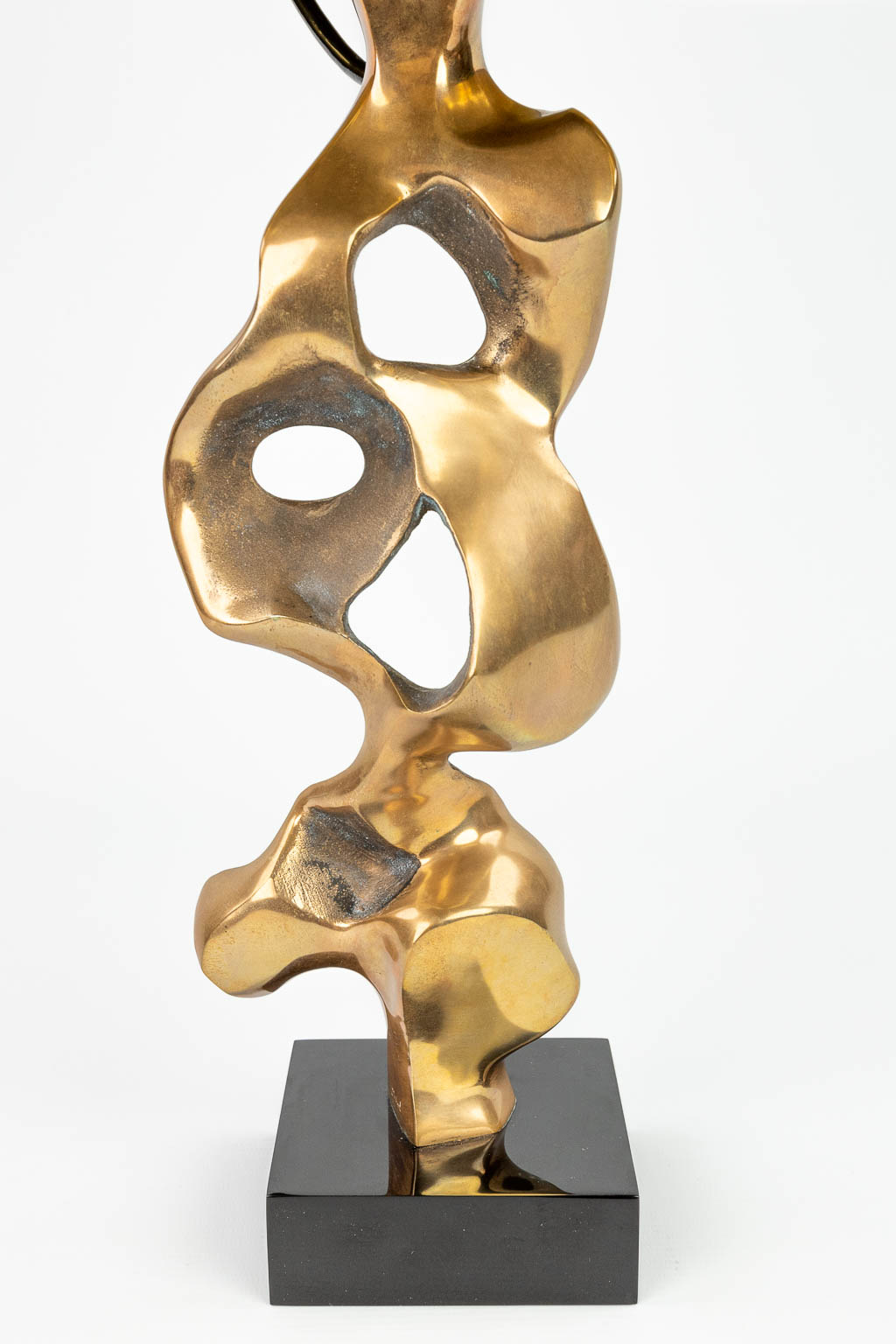 Michel JAUBERT (XX-XXI) 'Table lamp' made of bronze. (H:64cm) - Image 9 of 10