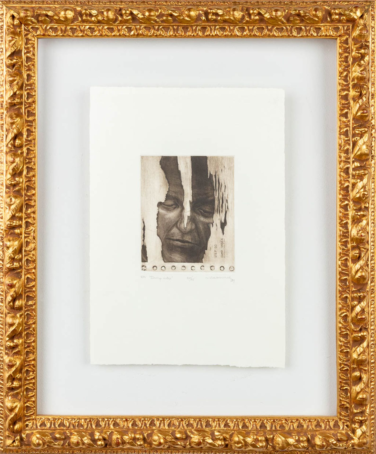 Rik SLABBINCK (1914-1991) 'Dump Index' a lithograph, numbered 20/25, 1989. (12,5 x 15 cm) - Image 7 of 8