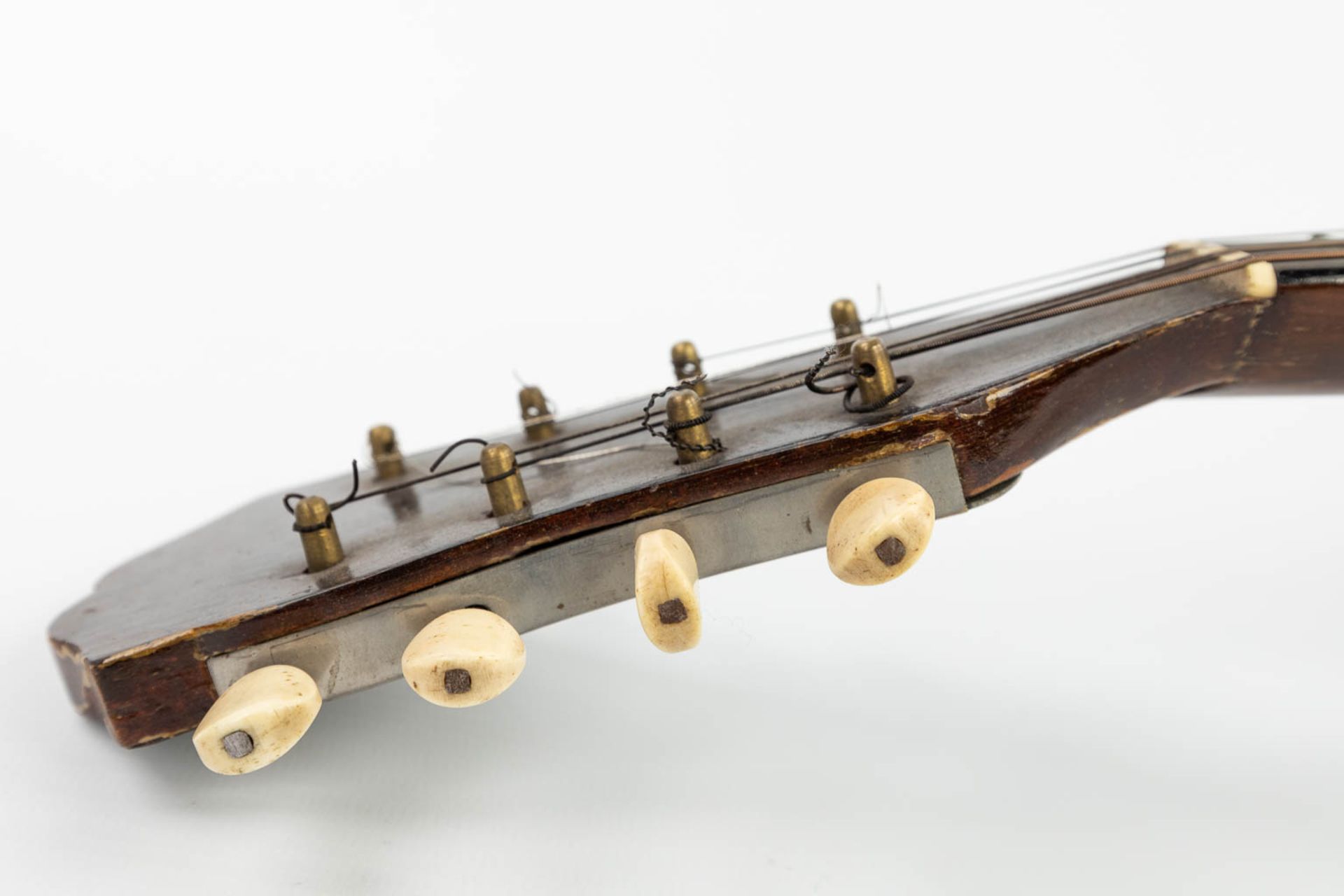 A collection of 3 musical instruments: 2 mandolines and a violin, after a model made by Stradivarius - Image 8 of 56