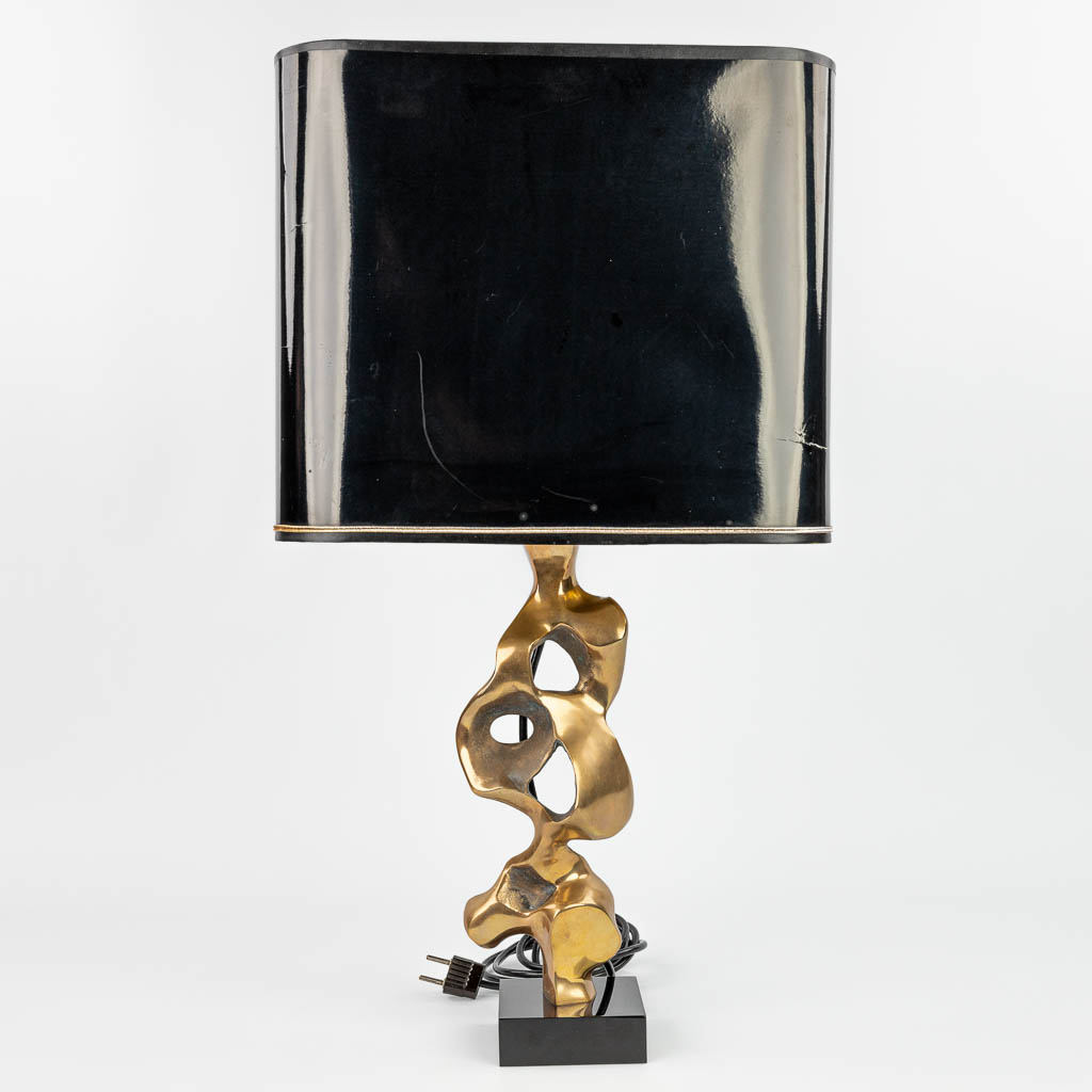 Michel JAUBERT (XX-XXI) 'Table lamp' made of bronze. (H:64cm)