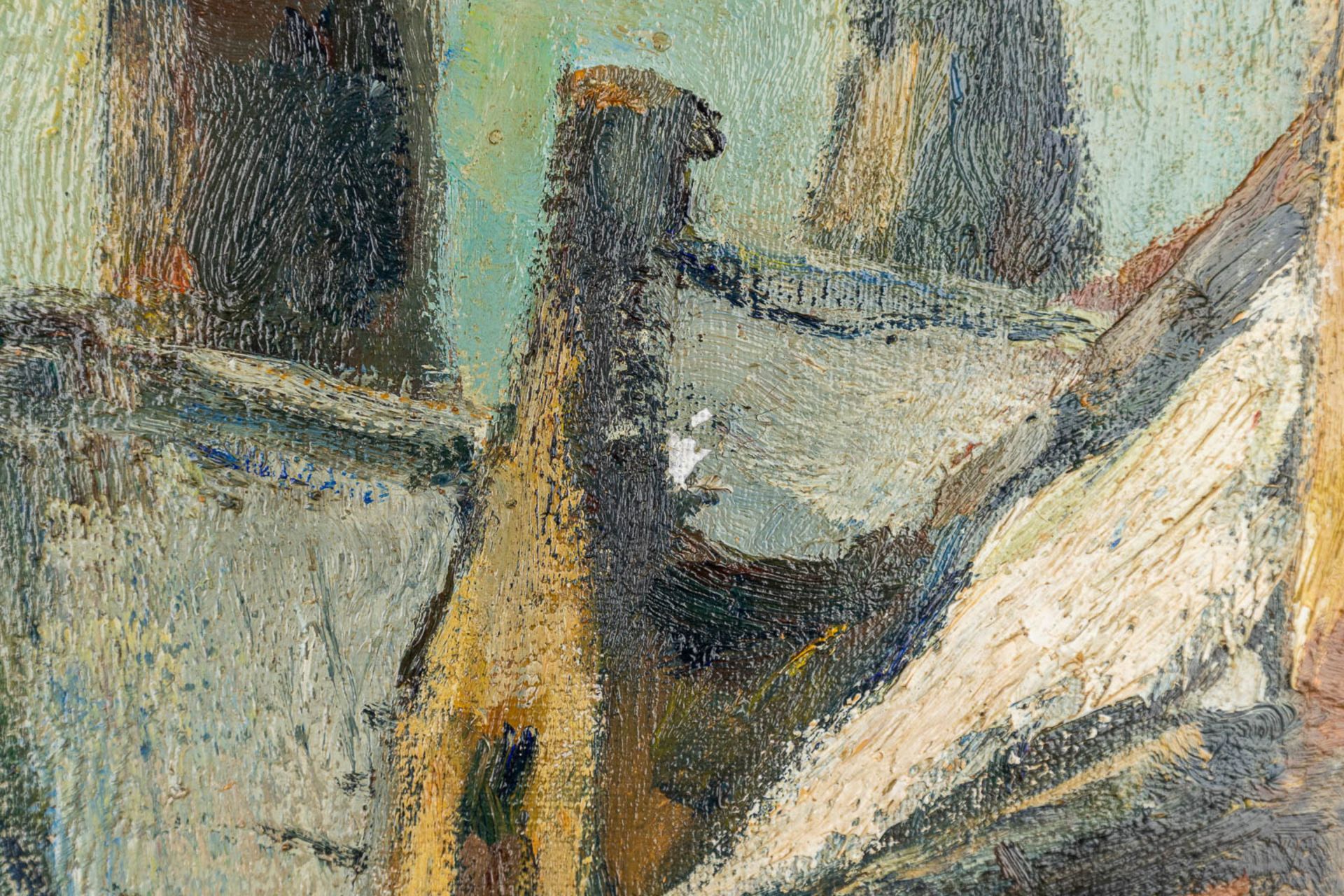 Léon MECHELAERE (1880-1964) 'Bruges' a collection of 2 paintings, oil on canvas. (54 x 74 cm) - Bild 10 aus 16