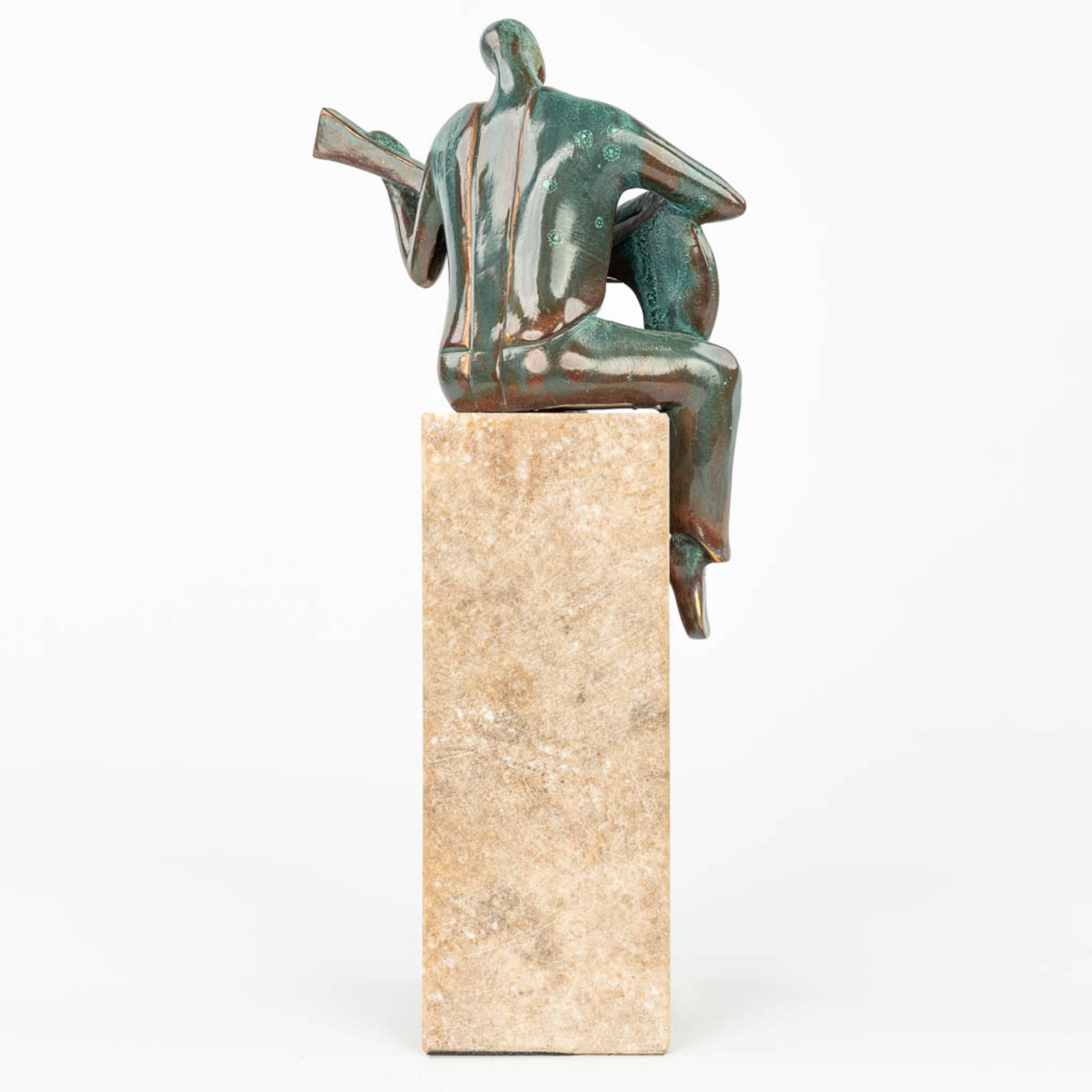 A collection of 2 modern artworks made of bronze. Christia Puell for PAOR S.A. &ÊYves LOHE. (H:34cm) - Image 2 of 19