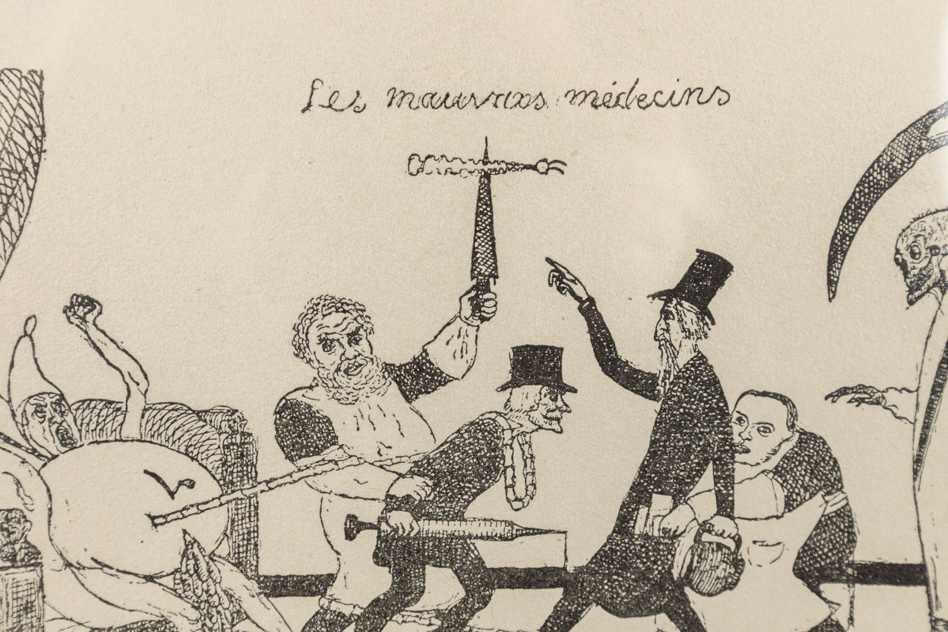 After James ENSOR (1860-1949) 'Les Mauvais Medicins' a lithograph, 122/500. (23 x 18 cm) - Image 7 of 8