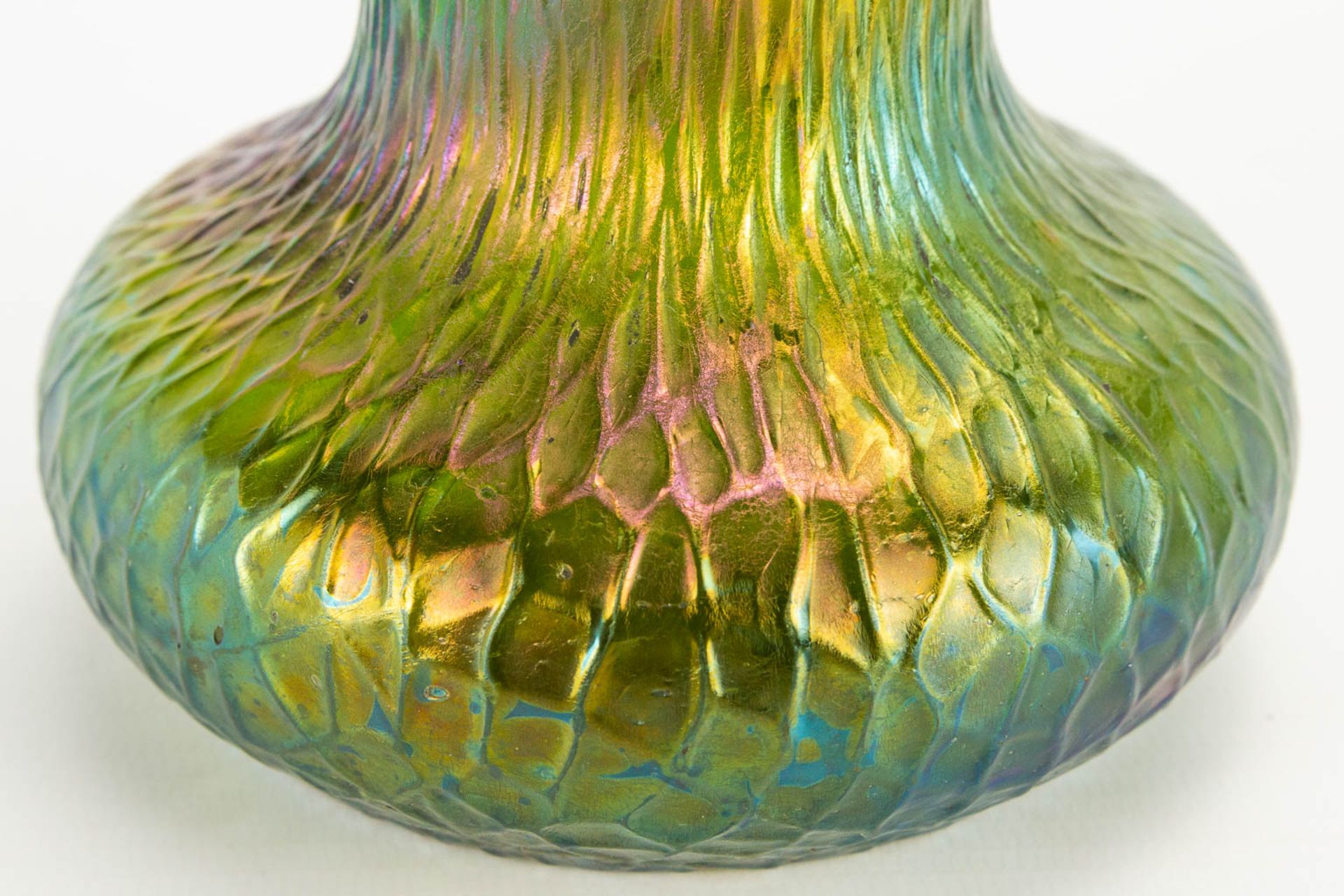 Pallme Kšnig a pair of p‰te de verre vases in art nouveau style. (H:27cm) - Image 13 of 17