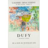 Raoul DUFY (1877-1953) 'Original poster' for exibithion in the Gallerie Dina Vierny, 36 Rue Jacob, P