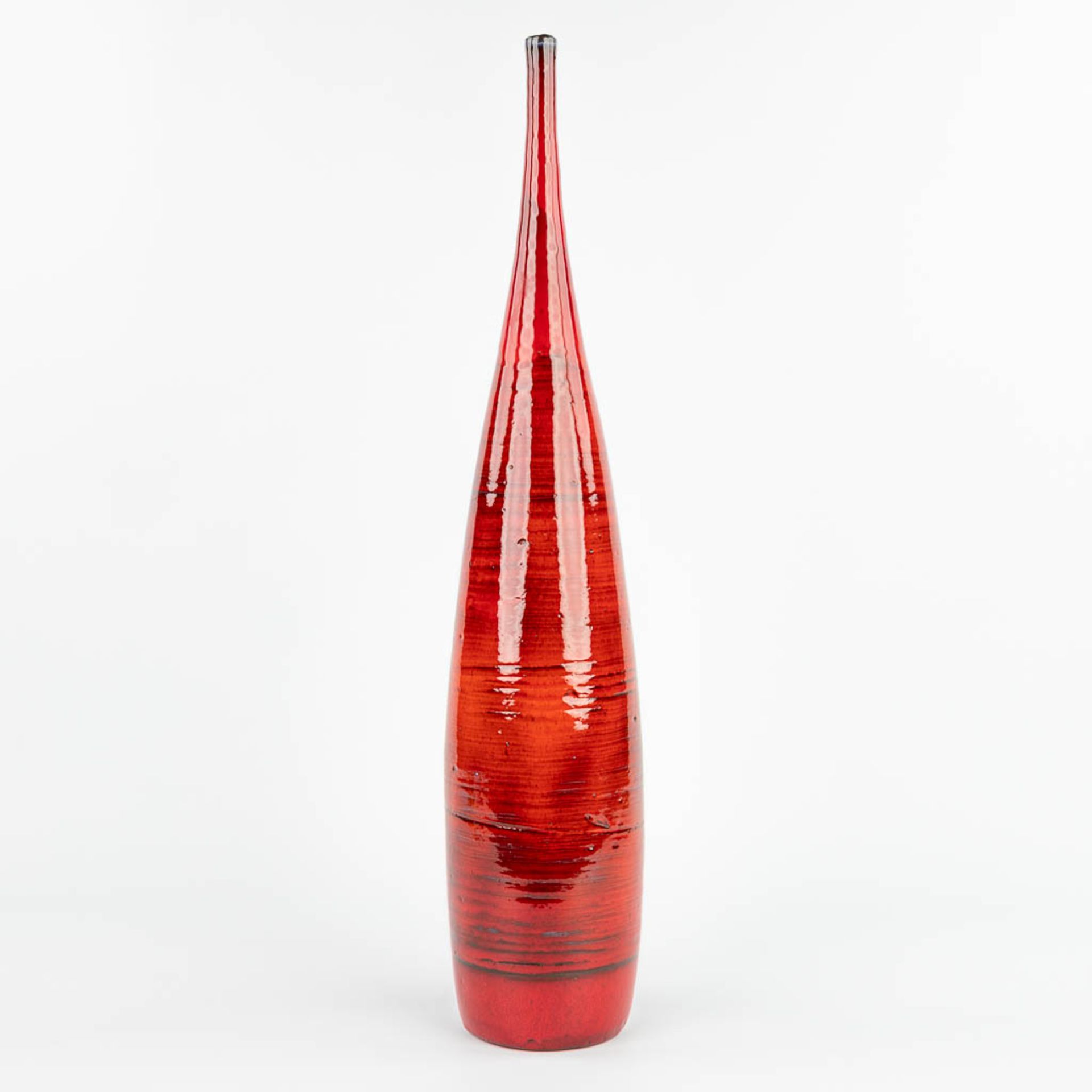 Elisabeth VANDEWEGHE (XX-XXI) 'Large bottle vase' made of glazed ceramics for Perignem in Beernem. ( - Image 3 of 10