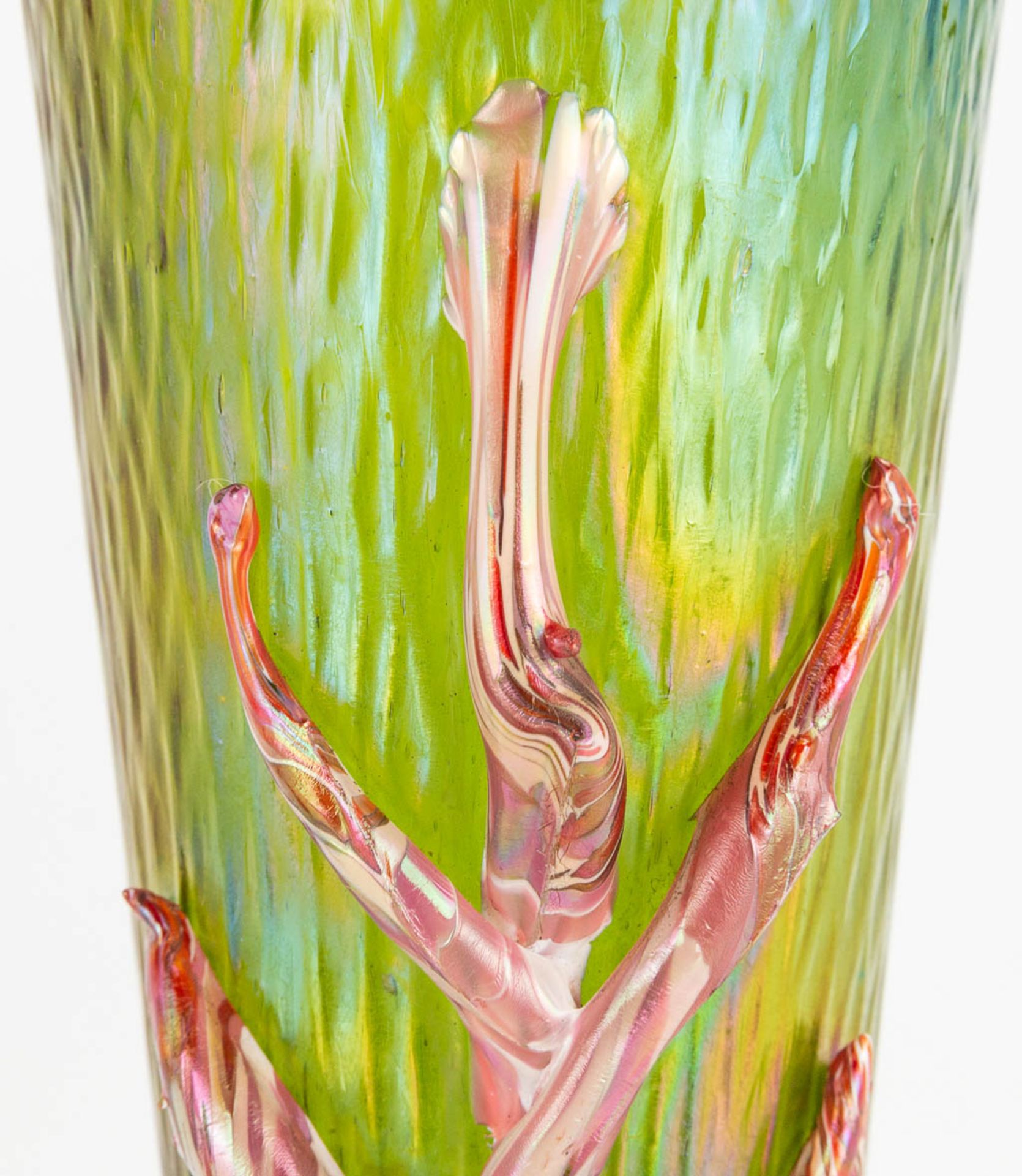 Pallme Kšnig a pair of p‰te de verre vases in art nouveau style. (H:27cm) - Image 7 of 17