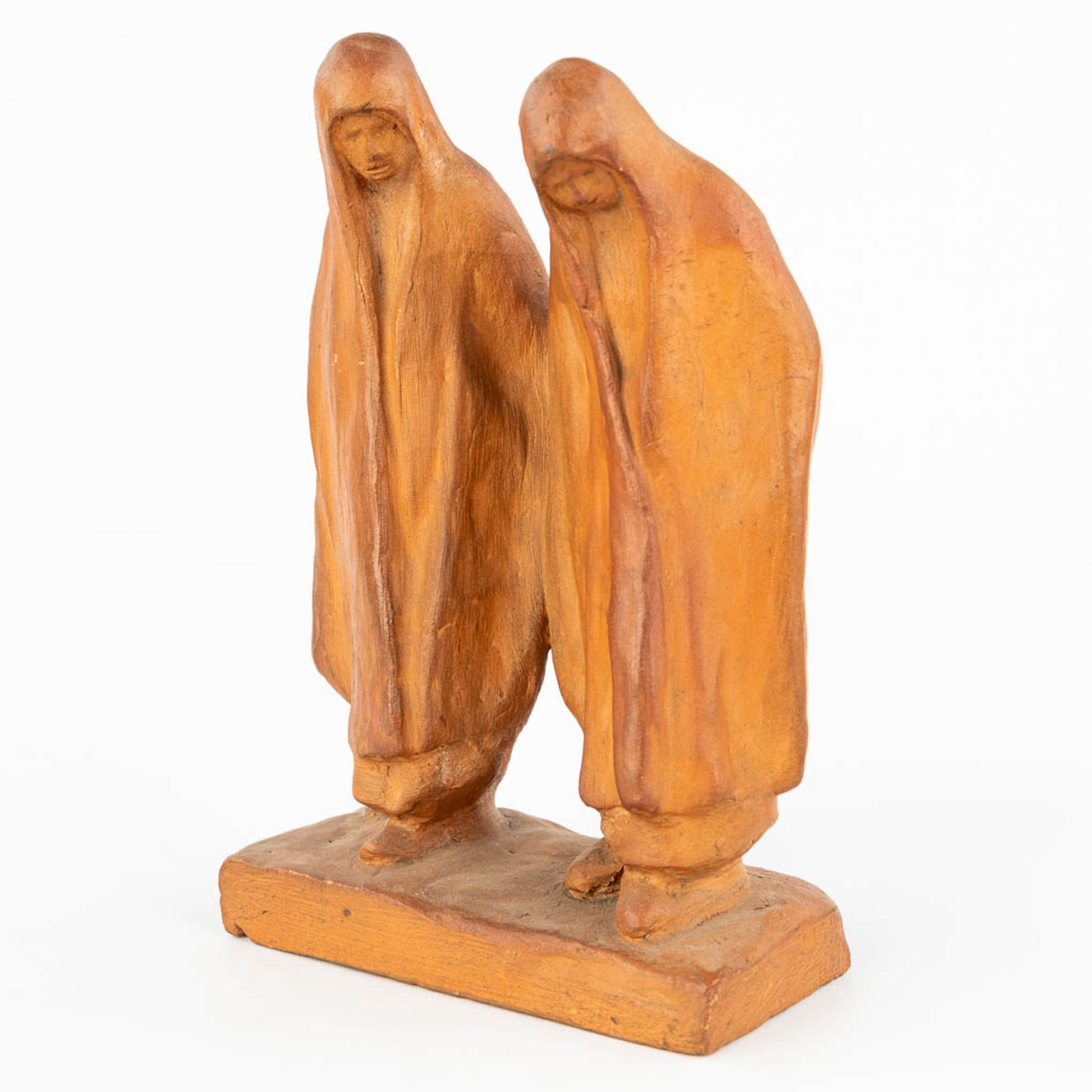 Achille LEYS (1873-1953) 'Les Pleureuses' a statue made of terracotta. (H:20cm) - Bild 4 aus 10