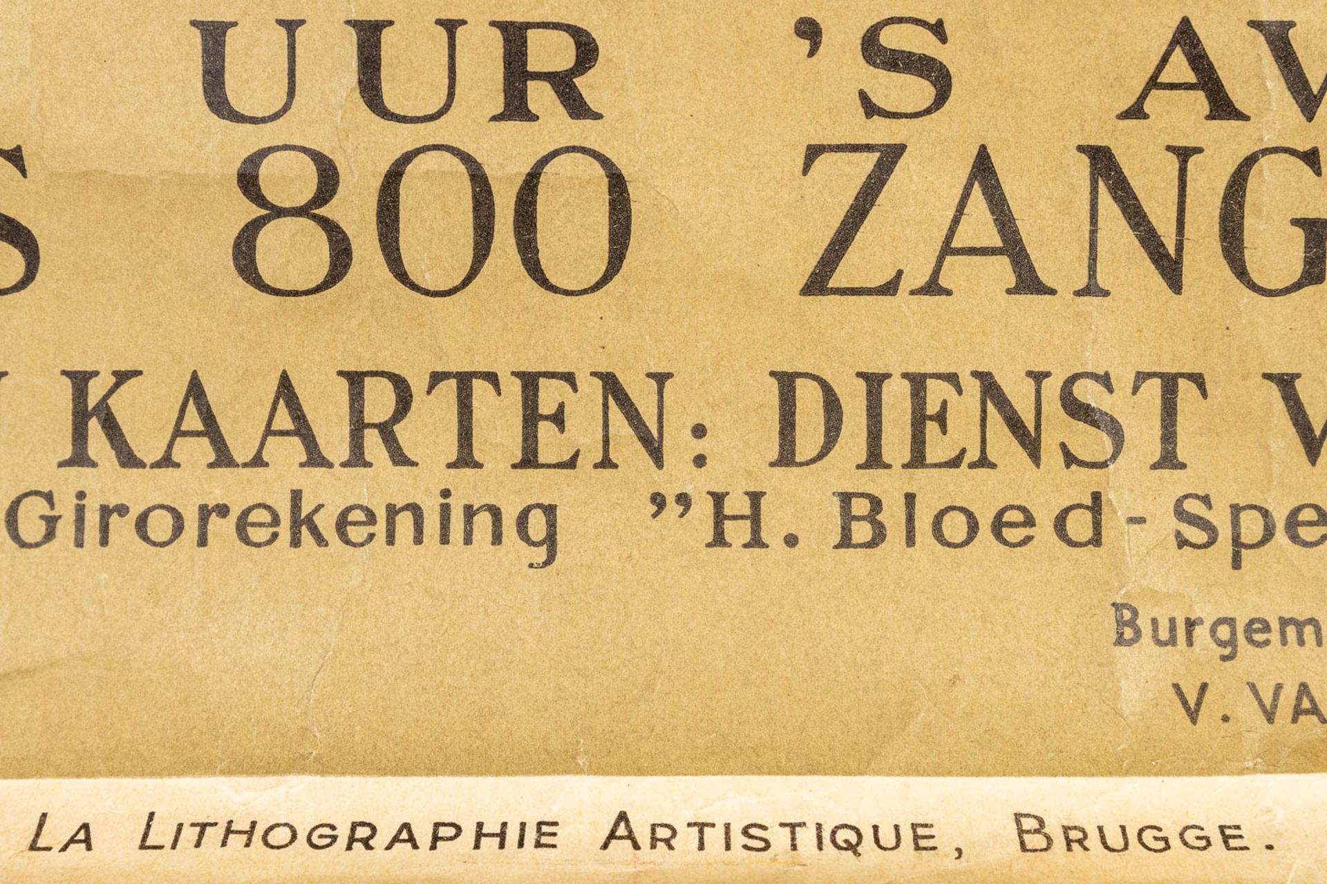 A collection of 3 vintage postersÊ'Brugge' - 'Brugge Heilig Bloed Spel' 'Men bereikt het best Brugge - Bild 13 aus 20