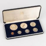 A collection of coins 'British Virgin Islands' proof set.