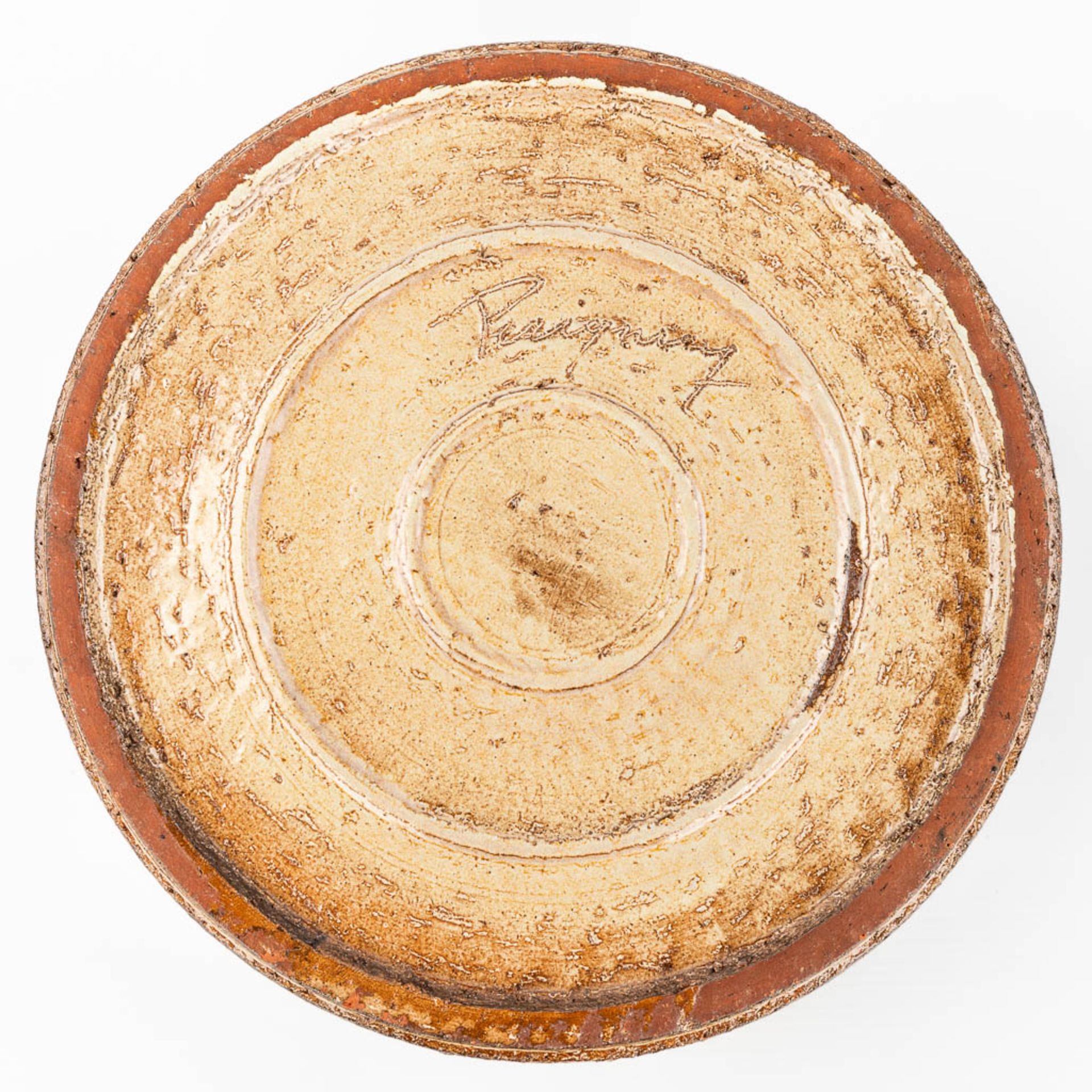 Elisabeth VANDEWEGHE (XX-XXI) A bowl made of glazed ceramics and marked Perignem. (H:9cm) - Image 5 of 10