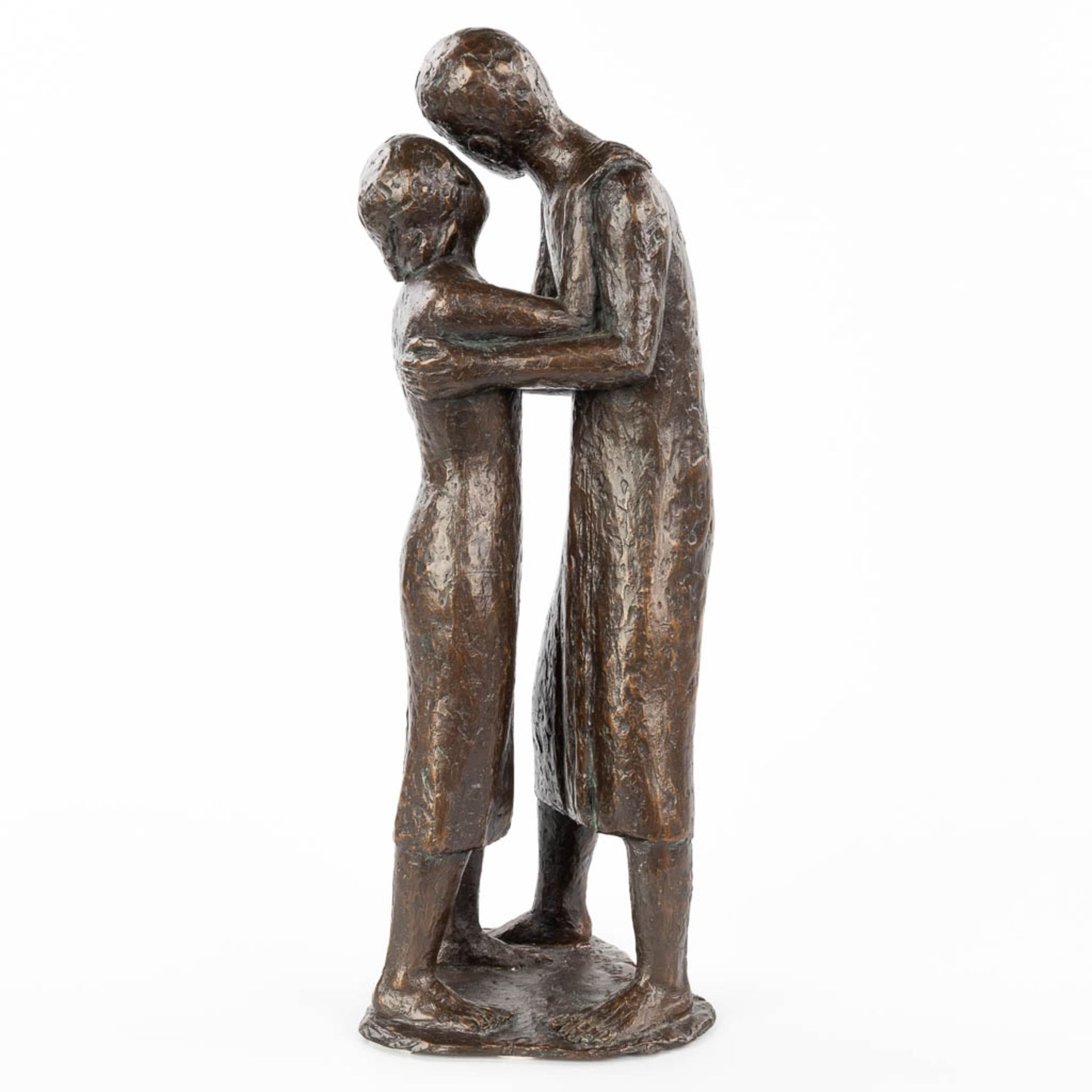 Richard KESSLER (1916) 'Der Abschied' ' Goodbye', patinated bronze. (H:41cm) - Image 7 of 11