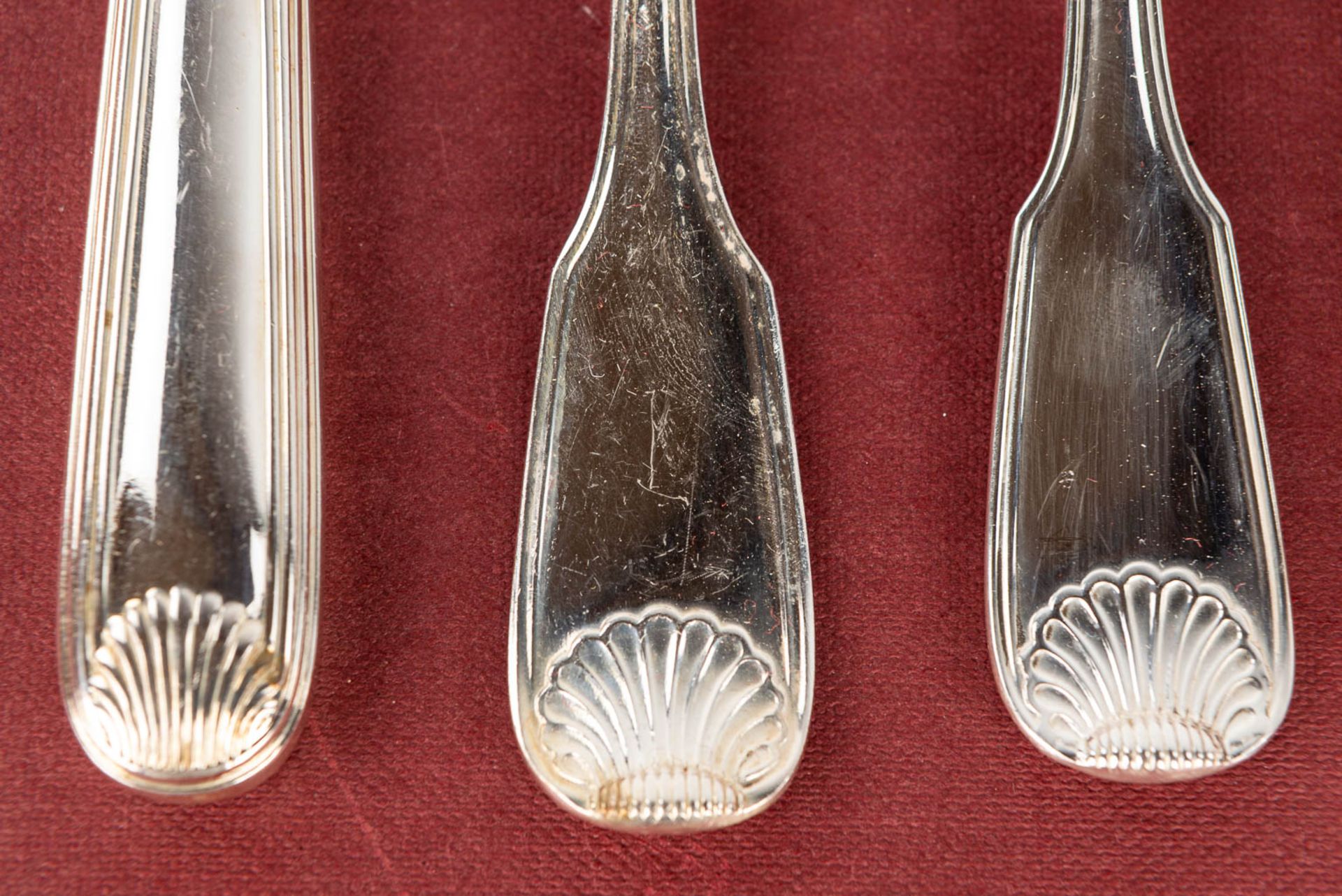 A silver-plated cutlery set consisting of 103 pieces and marked Vanstahl. (H:17cm) - Image 8 of 11