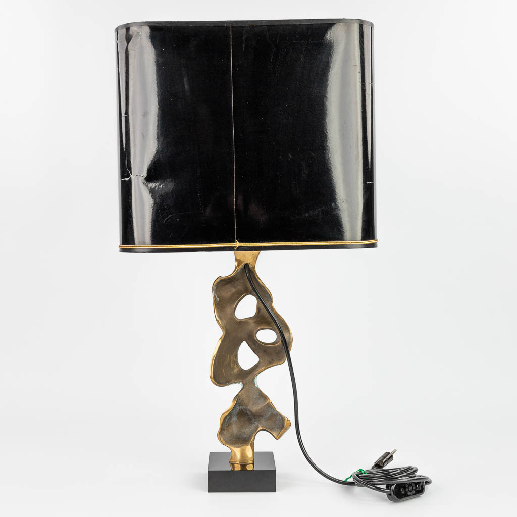 Michel JAUBERT (XX-XXI) 'Table lamp' made of bronze. (H:64cm) - Image 6 of 10