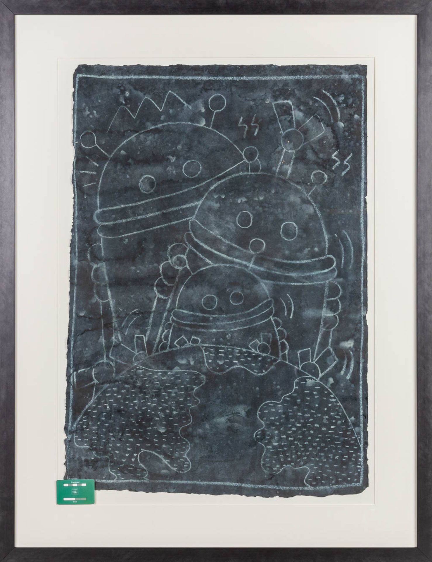 Keith HARING (1958-1990) Untitled, Subway drawing (c.1980). (85 x 93 cm) - Image 3 of 7