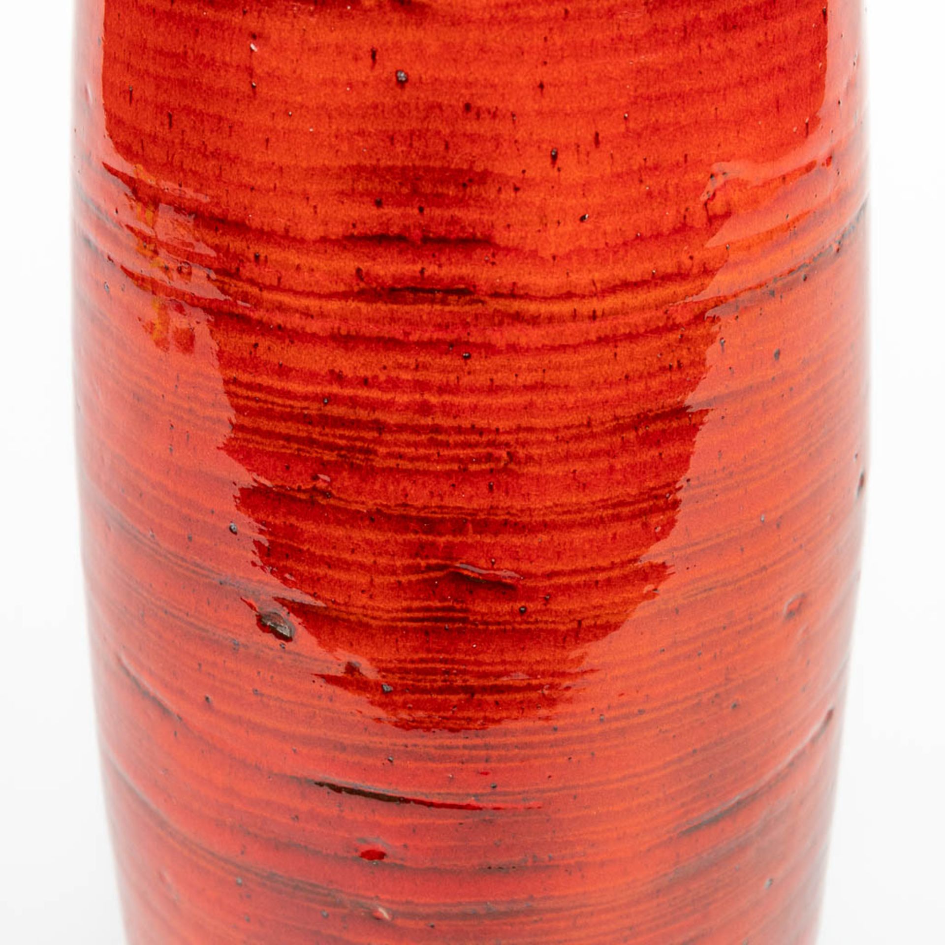 Elisabeth VANDEWEGHE (XX-XXI) 'Large bottle vase' made of glazed ceramics for Perignem in Beernem. ( - Image 6 of 10