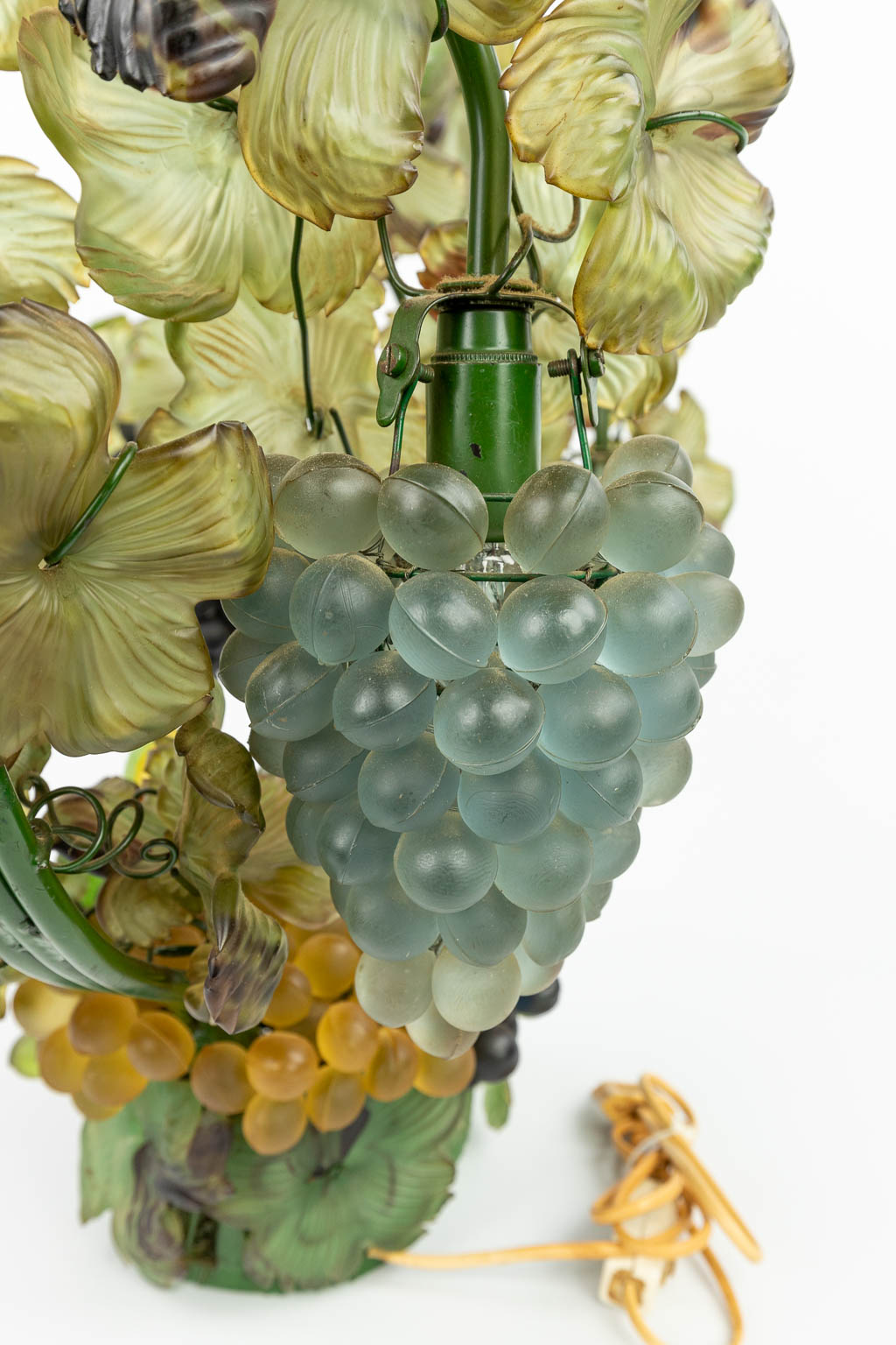 Cesare TOSO (XX-XXI) 'Grape Table Lamp' en exceptional lamp made of colored glass. (H:60cm) - Image 15 of 15