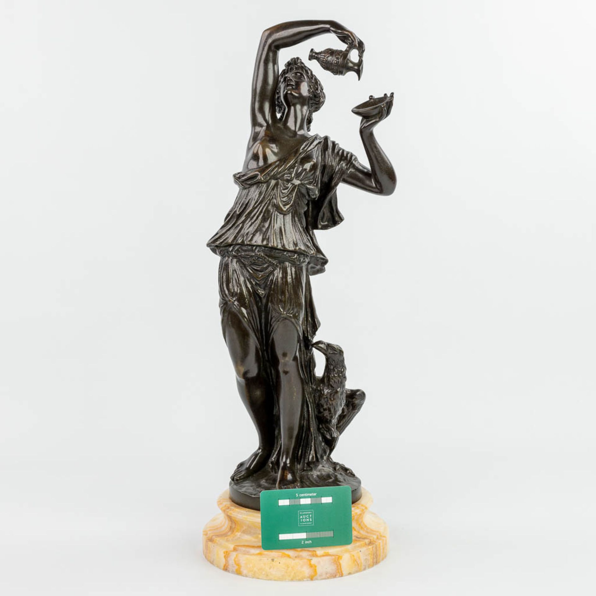 CLODION (1738-1814) 'Bacchante', a bronze statue. Posthumously cast. (H:52cm) - Image 5 of 12