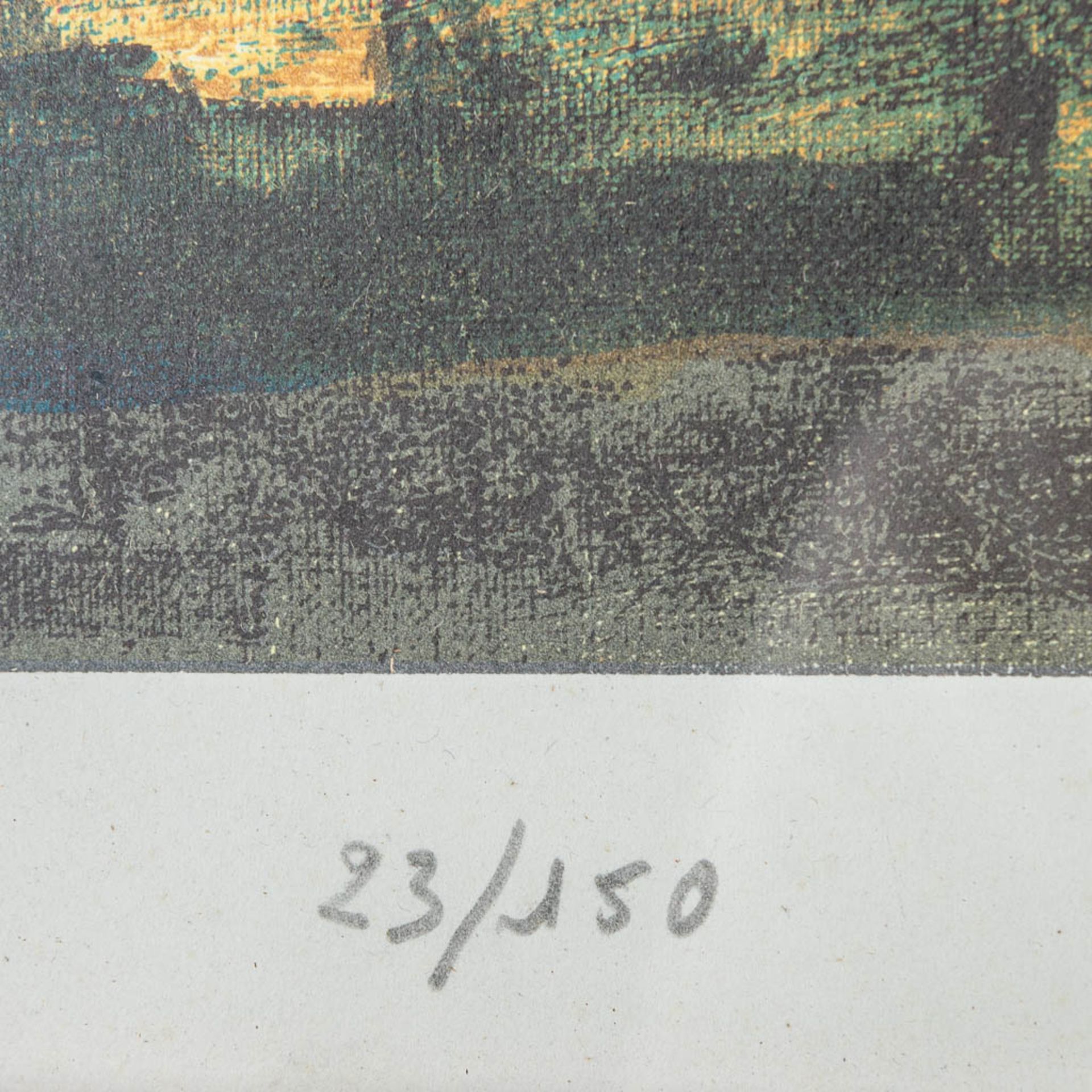 Paul PERMEKE (1918-1990) 'Landschap' a lithograph, 23/150. (52 x 42 cm) - Image 6 of 6