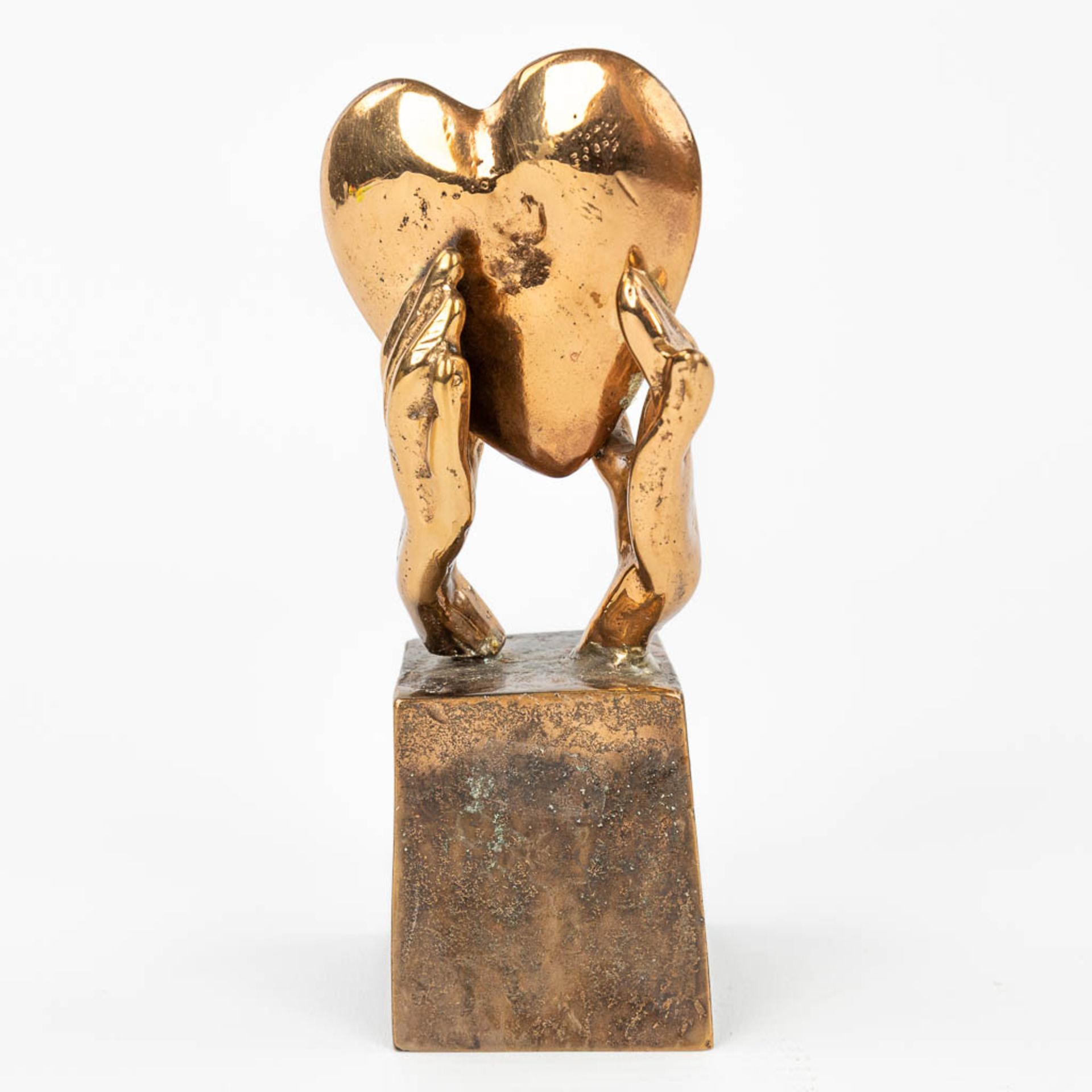 A collection of 2 modern artworks made of bronze. Christia Puell for PAOR S.A. &ÊYves LOHE. (H:34cm) - Image 9 of 19