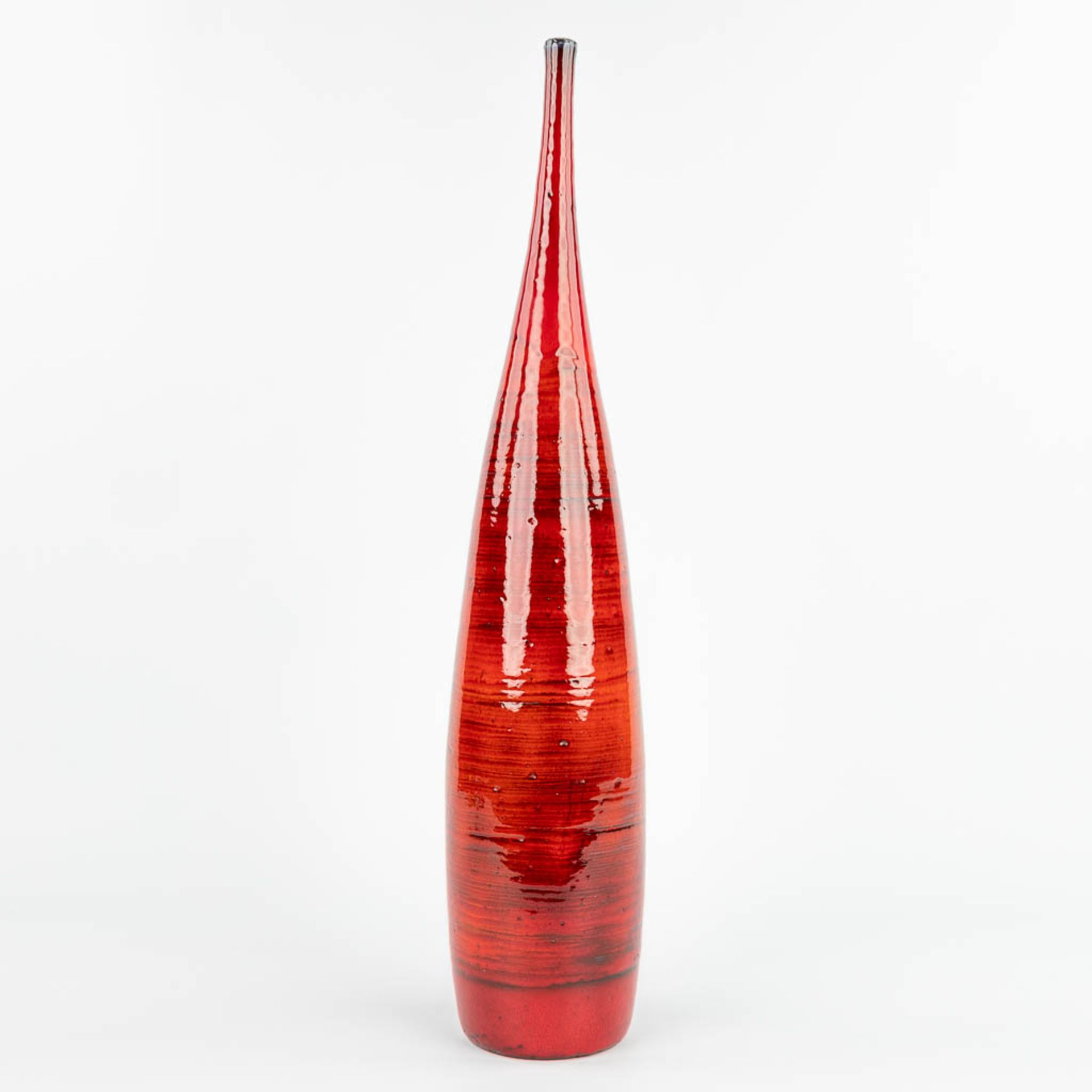 Elisabeth VANDEWEGHE (XX-XXI) 'Large bottle vase' made of glazed ceramics for Perignem in Beernem. ( - Image 5 of 10