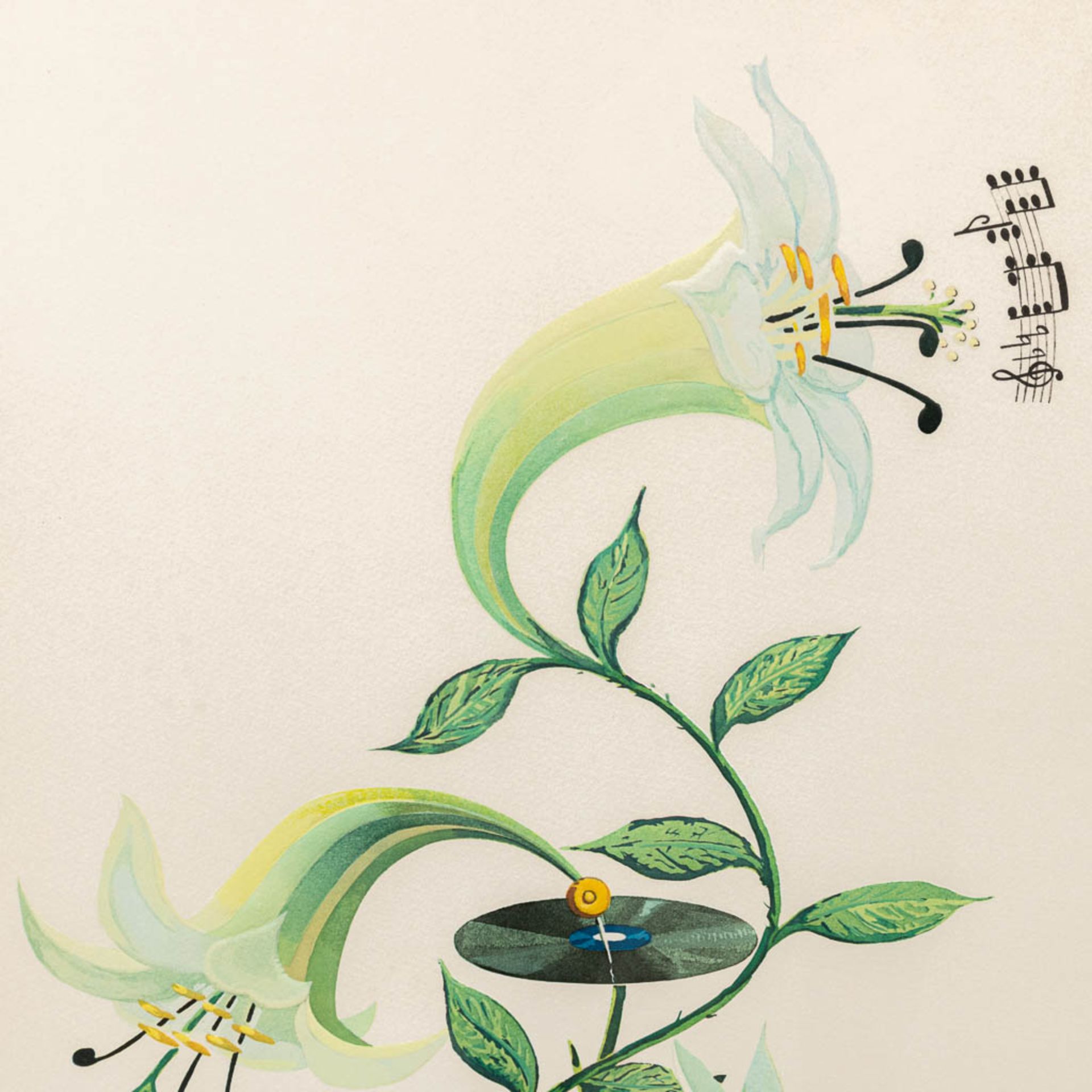 Salvador DALI (1904-1989) 'Flordali' a lithograph 'Mathieu of Zurich'. (103 x 74 cm) - Image 3 of 12