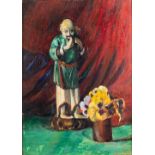 Gaston JONES (1891-?) 'Still life' a painting, oil on panel. (24 x 33 cm)