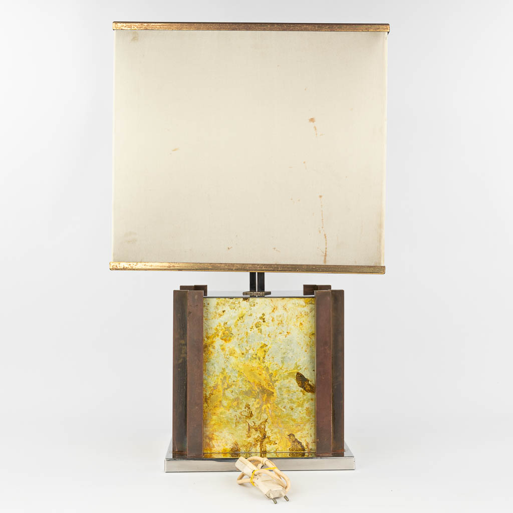 Romeo REGA (1925-1984) A mid-century table lamp made with bass. (H:70cm) - Image 5 of 10