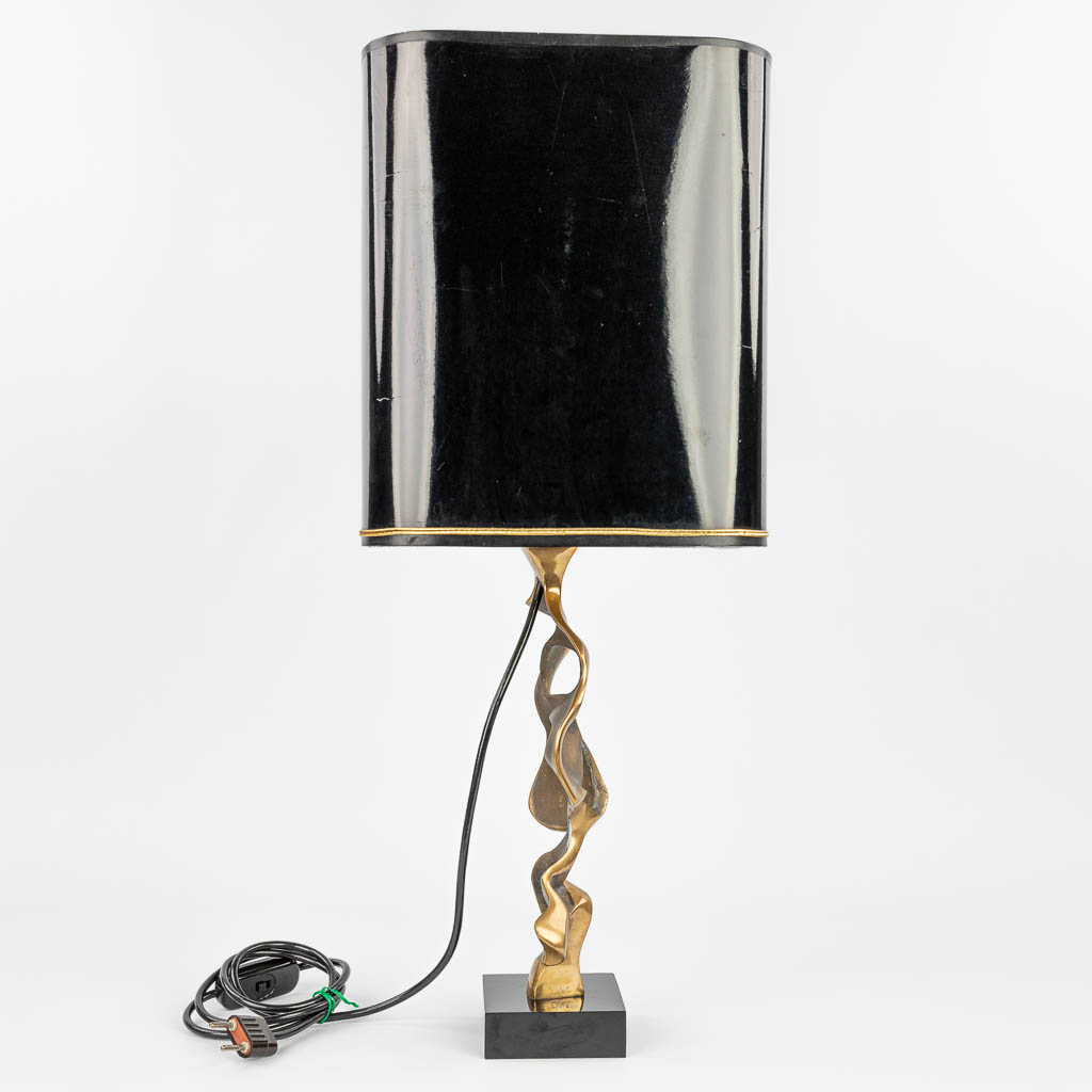 Michel JAUBERT (XX-XXI) 'Table lamp' made of bronze. (H:64cm) - Image 4 of 10