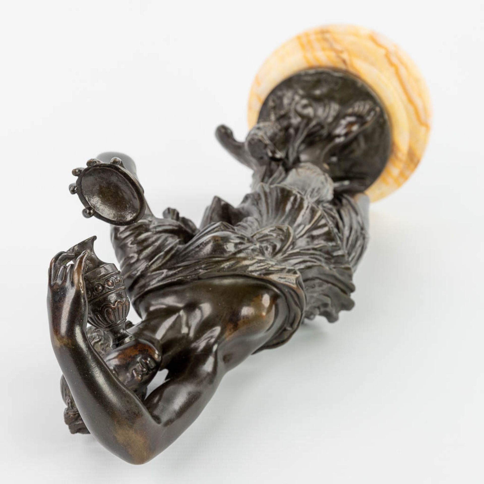 CLODION (1738-1814) 'Bacchante', a bronze statue. Posthumously cast. (H:52cm) - Image 6 of 12