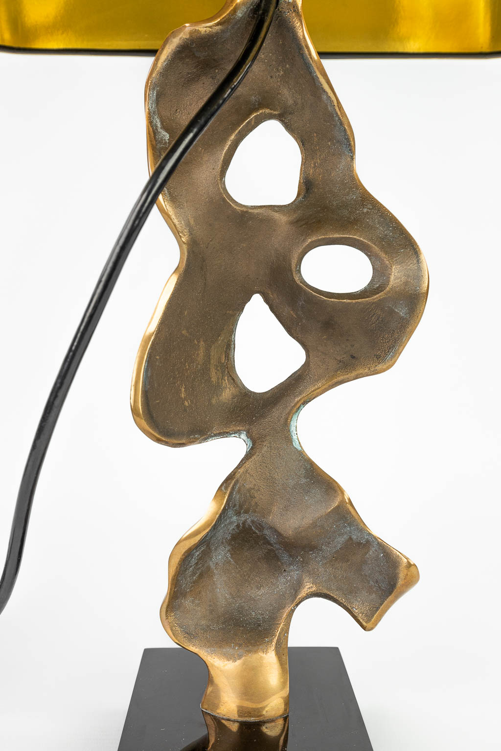 Michel JAUBERT (XX-XXI) 'Table lamp' made of bronze. (H:64cm) - Image 7 of 10